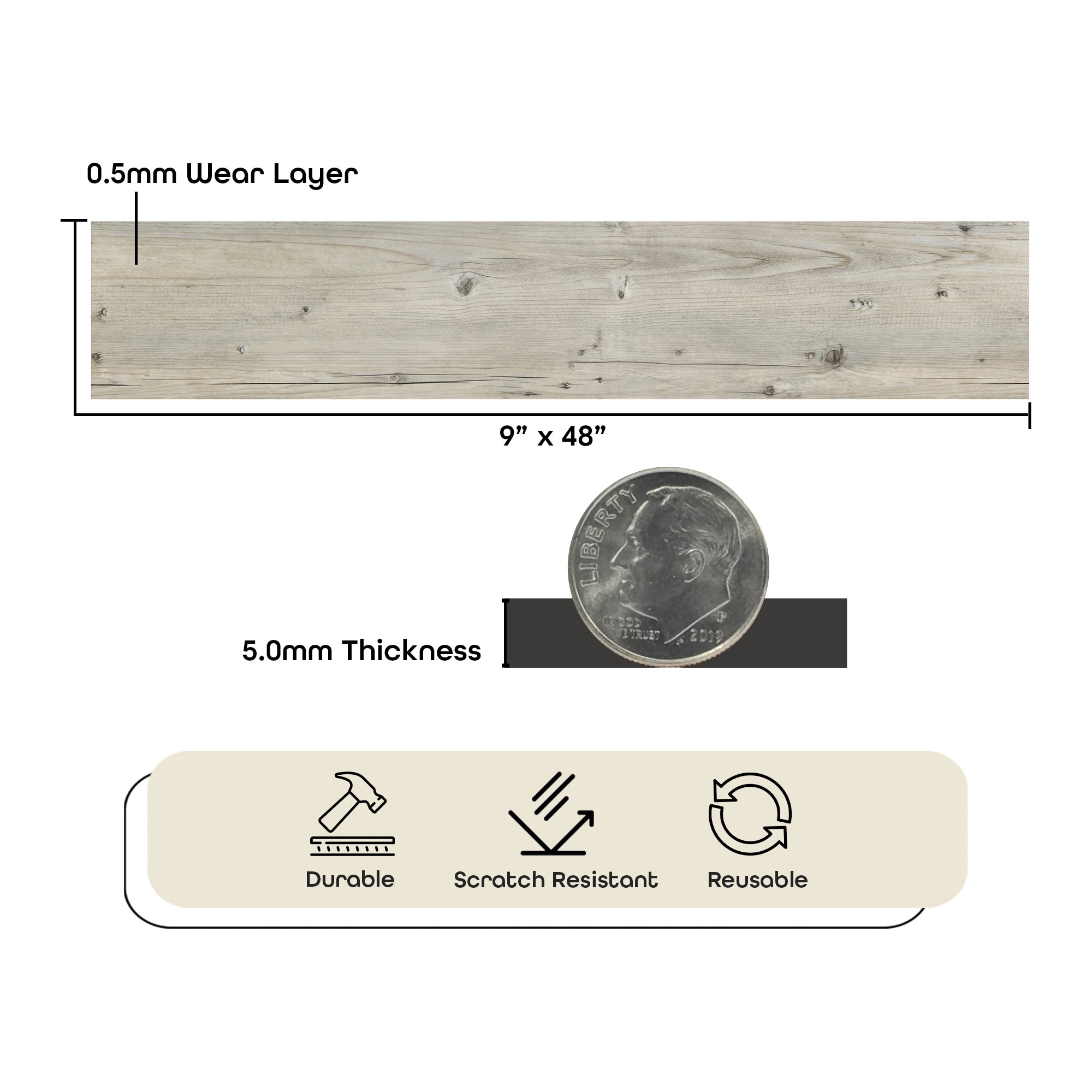 Achim LSLYP10108 Vinyl-Plank - View #4