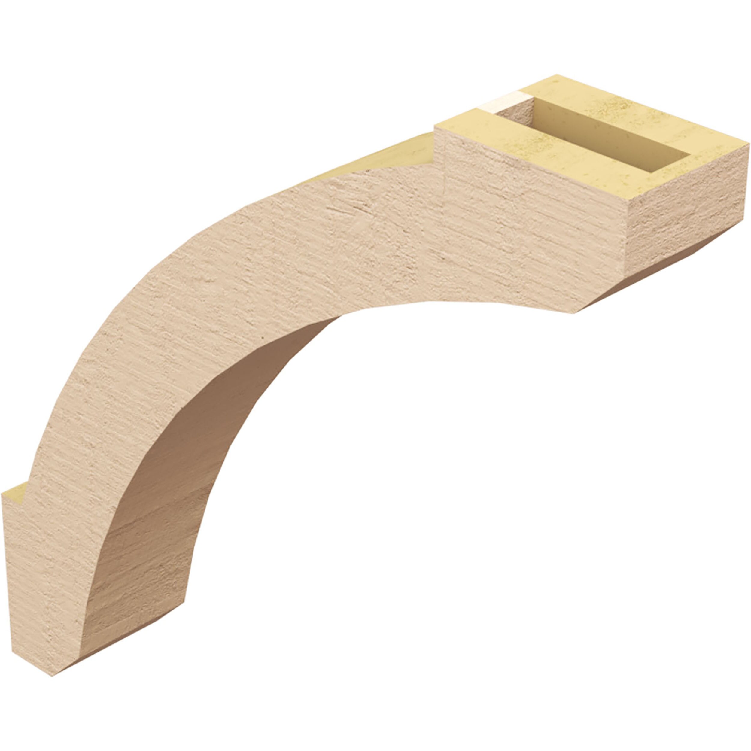 Ekena Millwork BRCUR03X16X16LFTRCPR braces - View #12