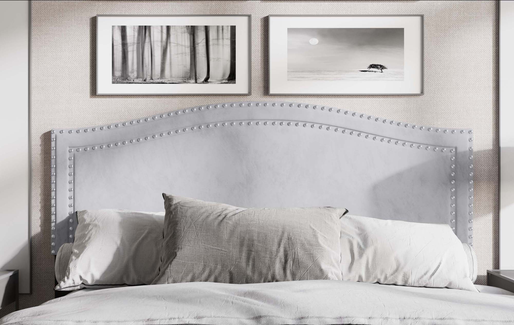 CasePiece C8374QUHB-SGY-VV Upholstered-Headboards - View #2