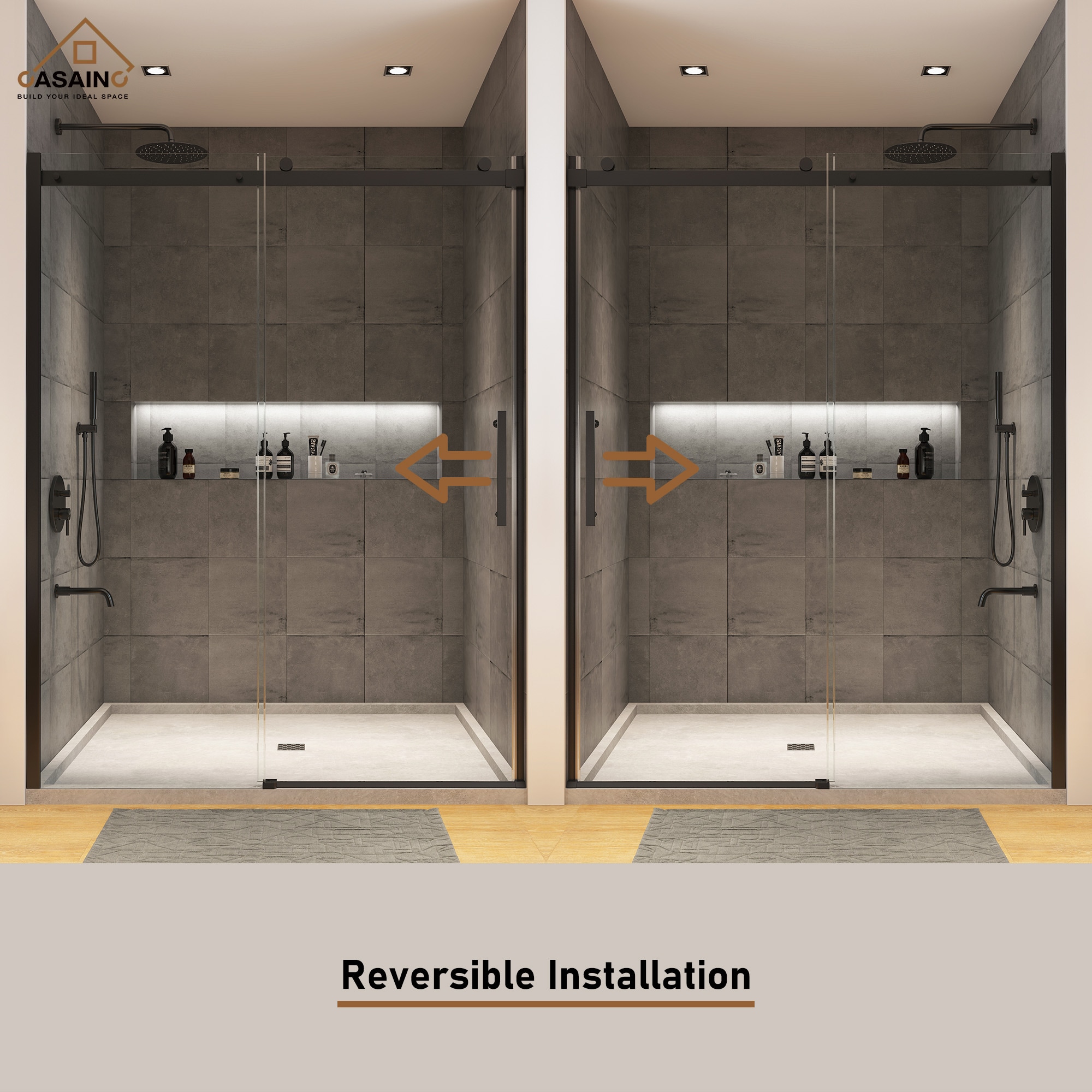 CASAINC SL-TL-C-T102 Shower-Doors - View #7