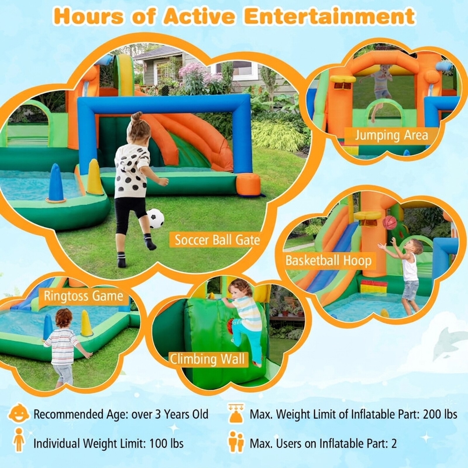 SUGIFT LW102SUGHY1466 Bounce-Houses - View #6