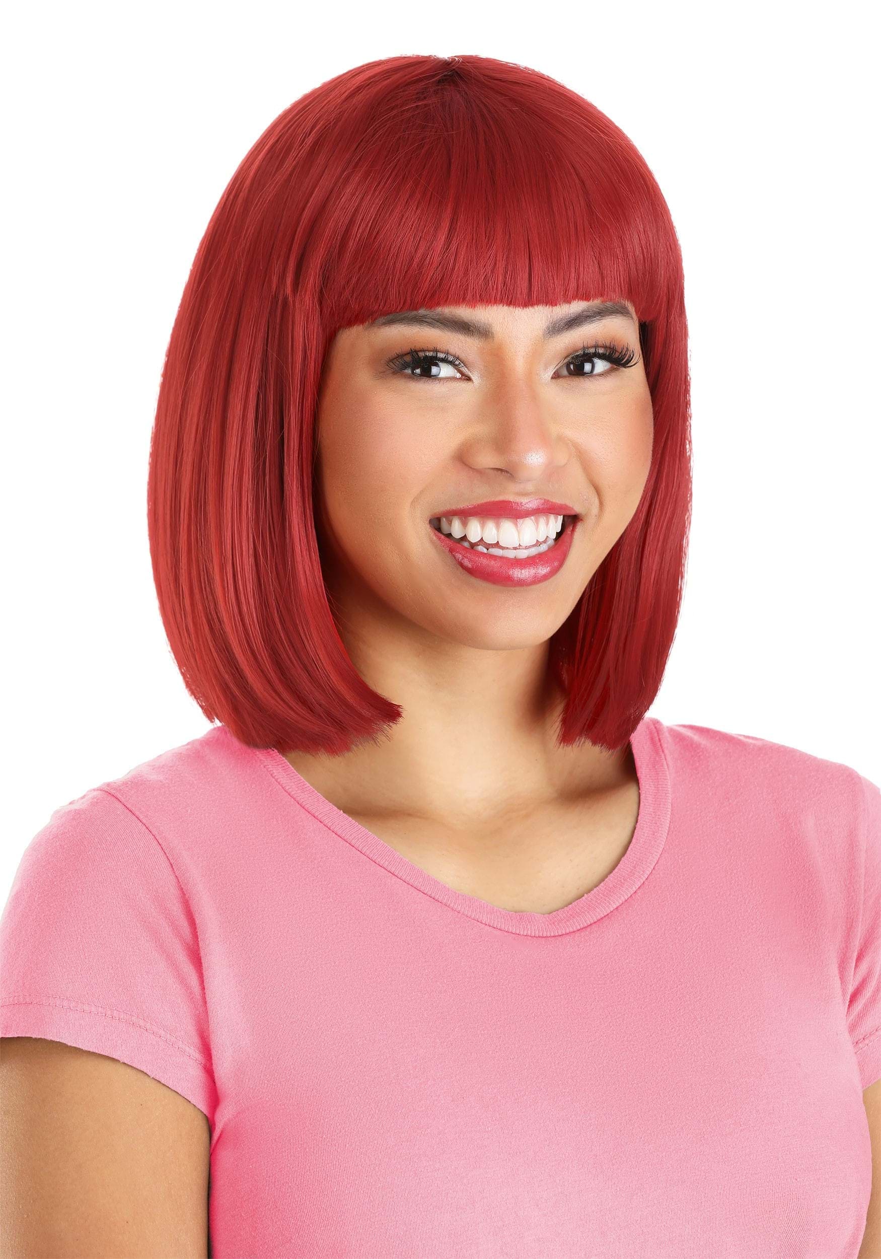 HalloweenCostumes FUN Costumes Adult Strawberry Shortcake Costume Wig Women's Costume Wigs Standard