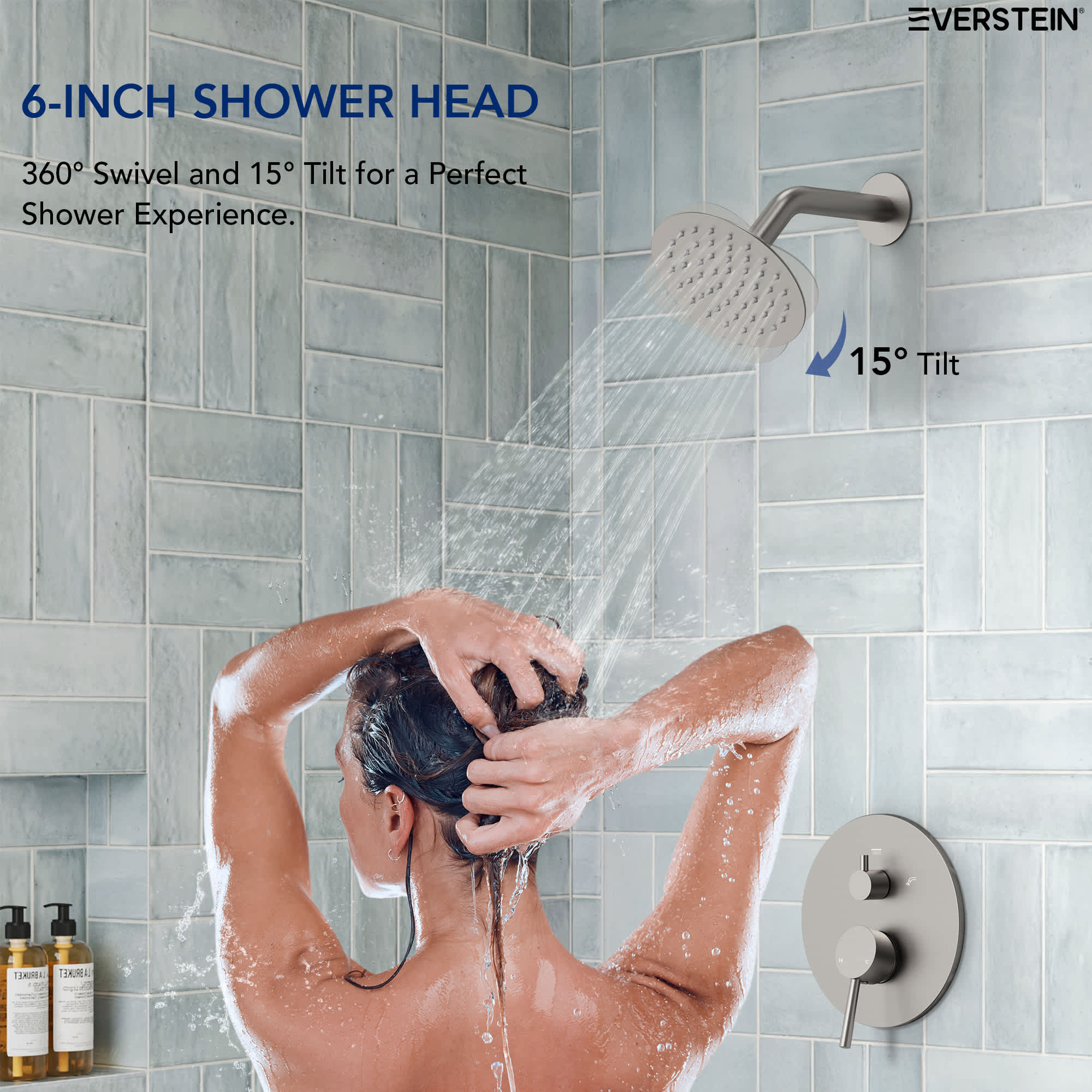 EVERSTEIN SFS-1173-NK Tub-Shower-Faucets - View #6