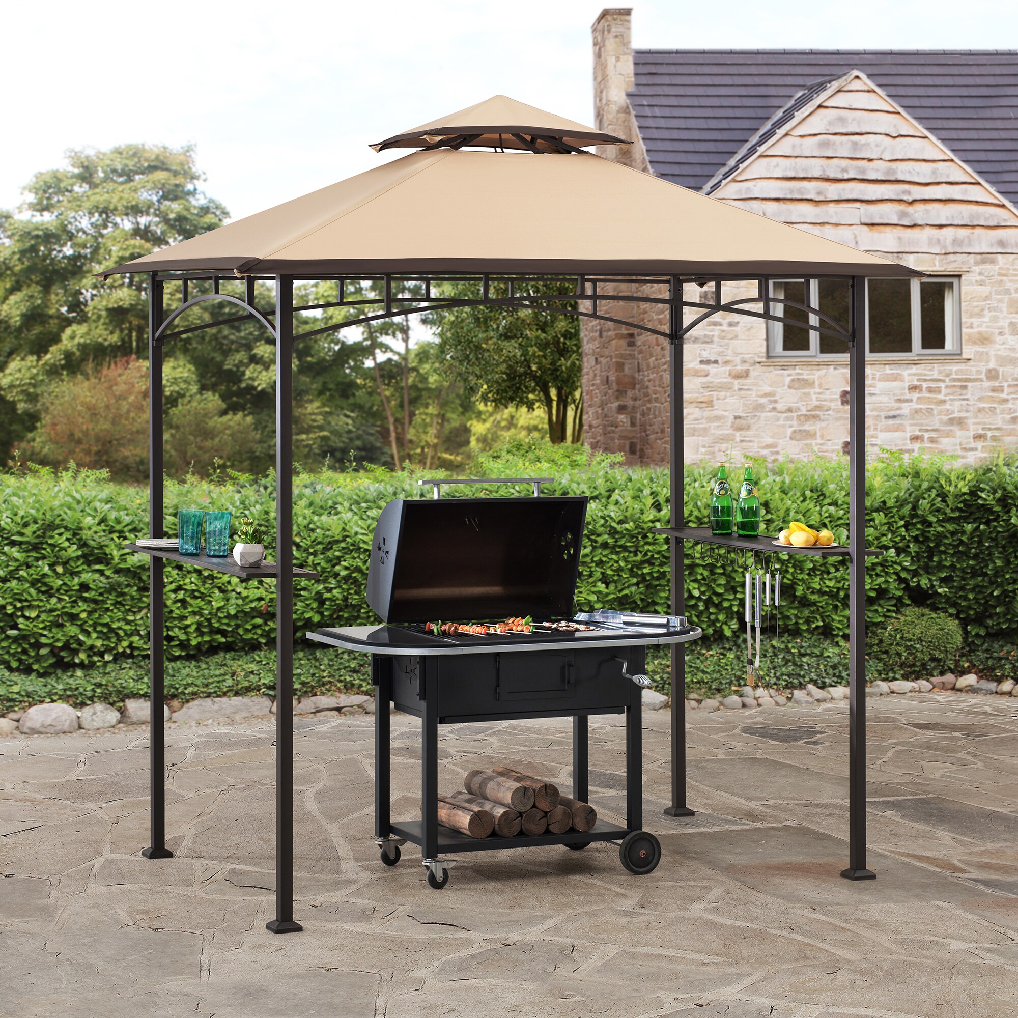 Sunjoy A103002203 Wood-Resin-Gazebos - View #8