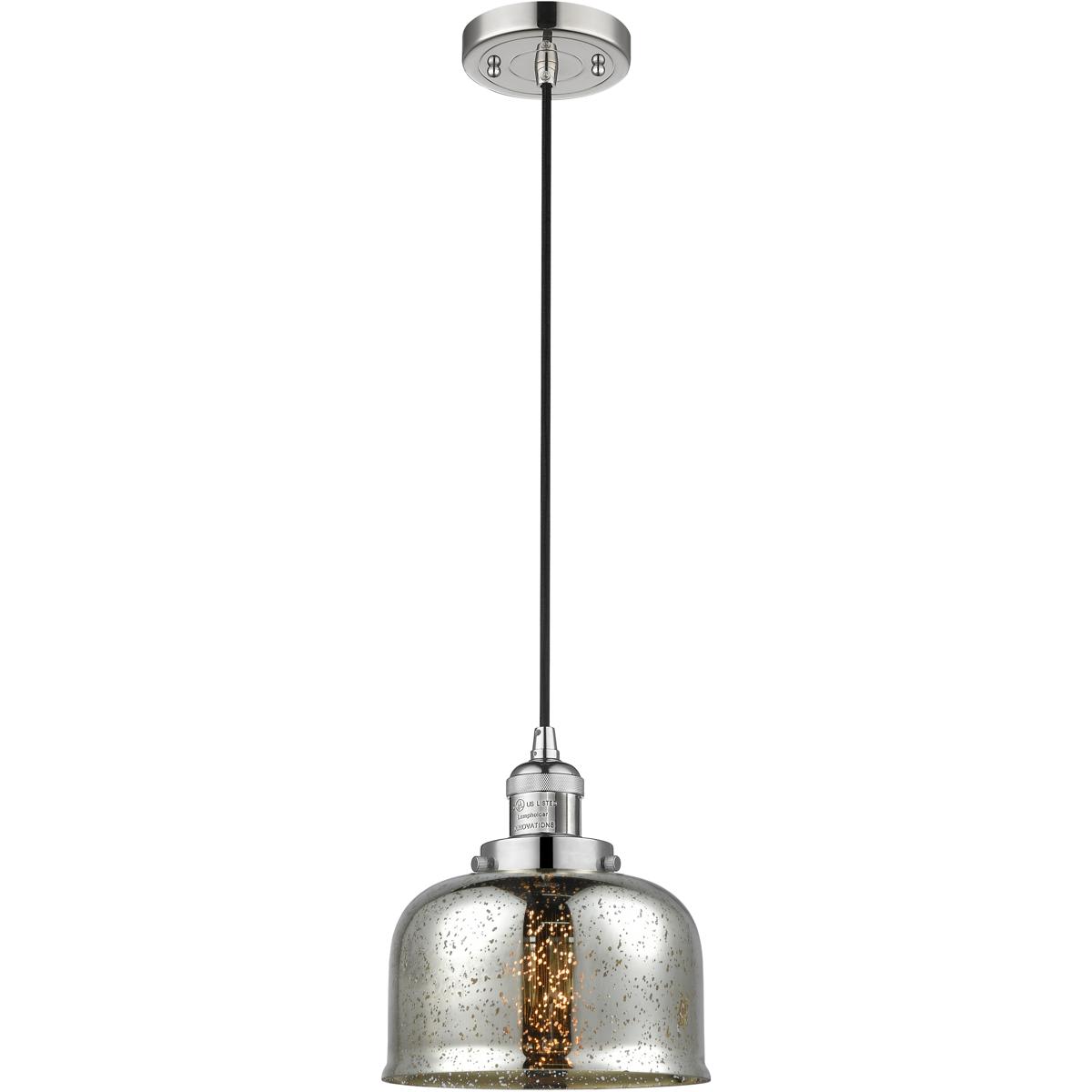 Innovations Lighting 1354228 201C-PN-G78 Franklin Restoration Bell Mini Pendant