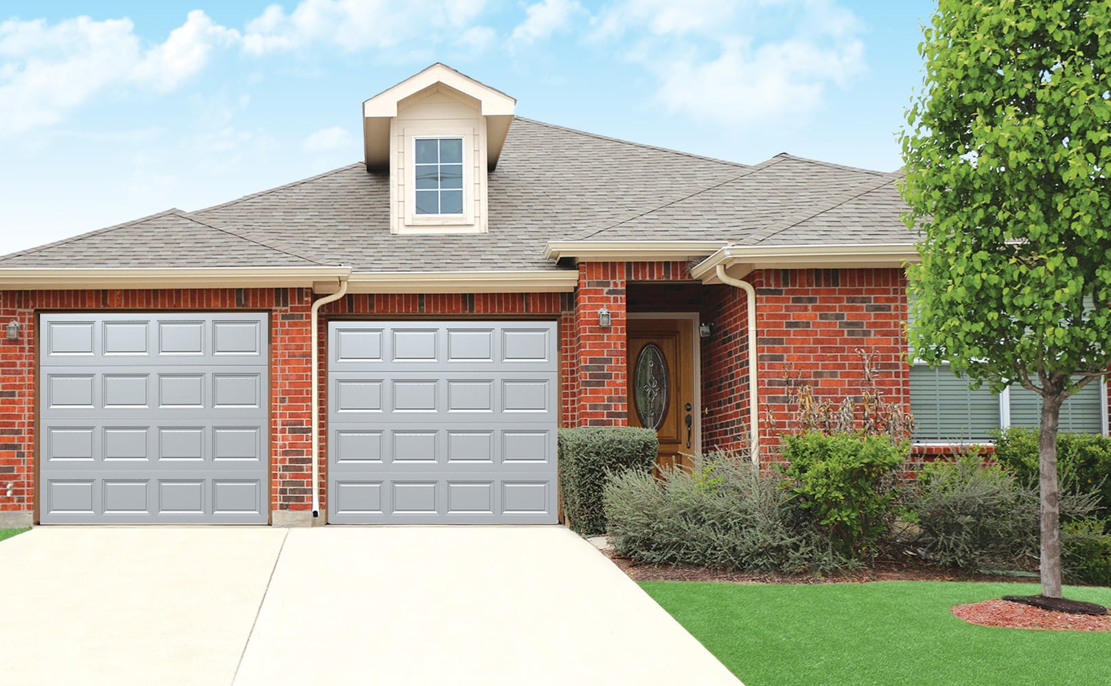 Wayne Dalton Classic Steel Model 9100 8-ft x 7-ft Insulated White Single Garage Door