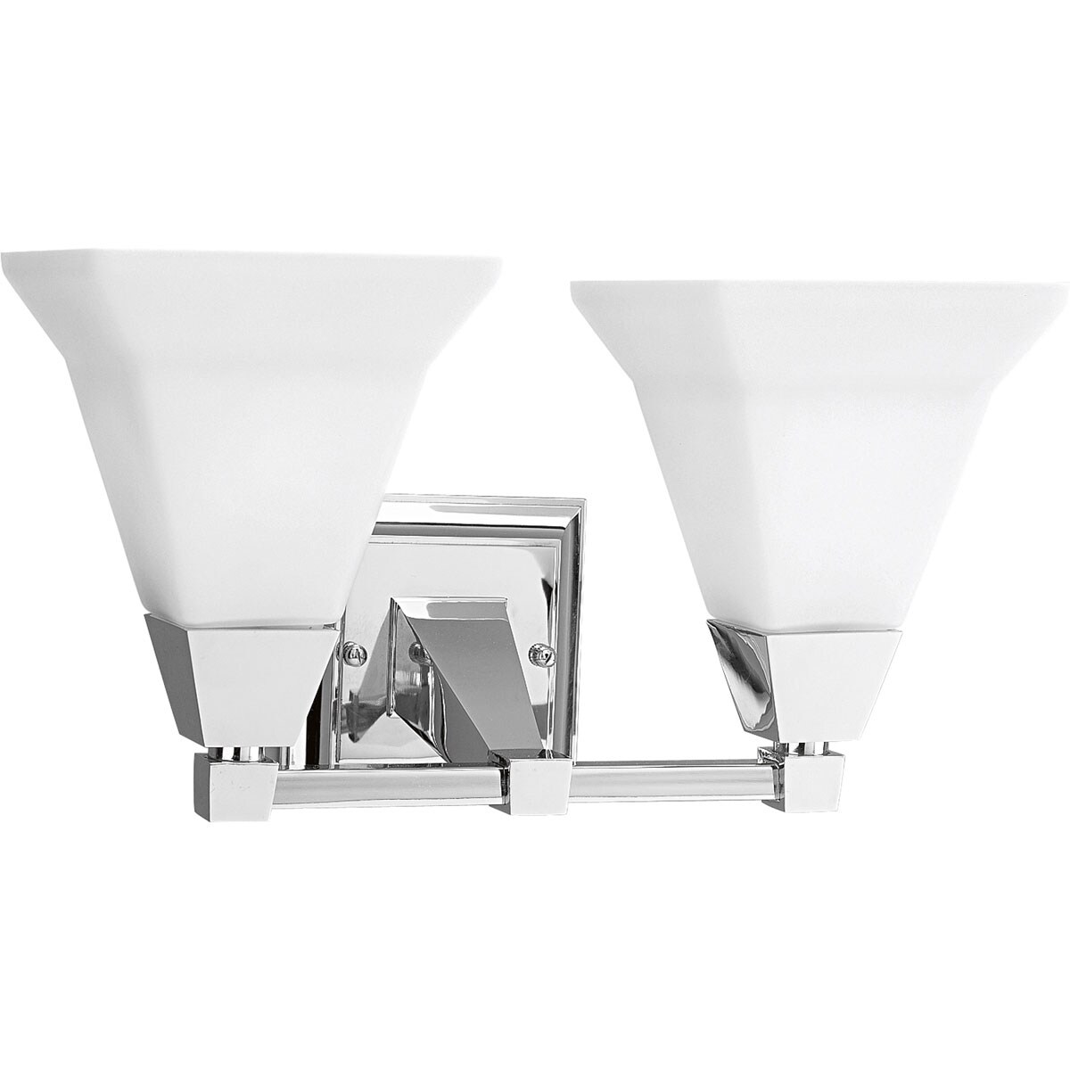 Progress Lighting P3136-15 Glenmont 2-Light Chrome Transitional Vanity Light