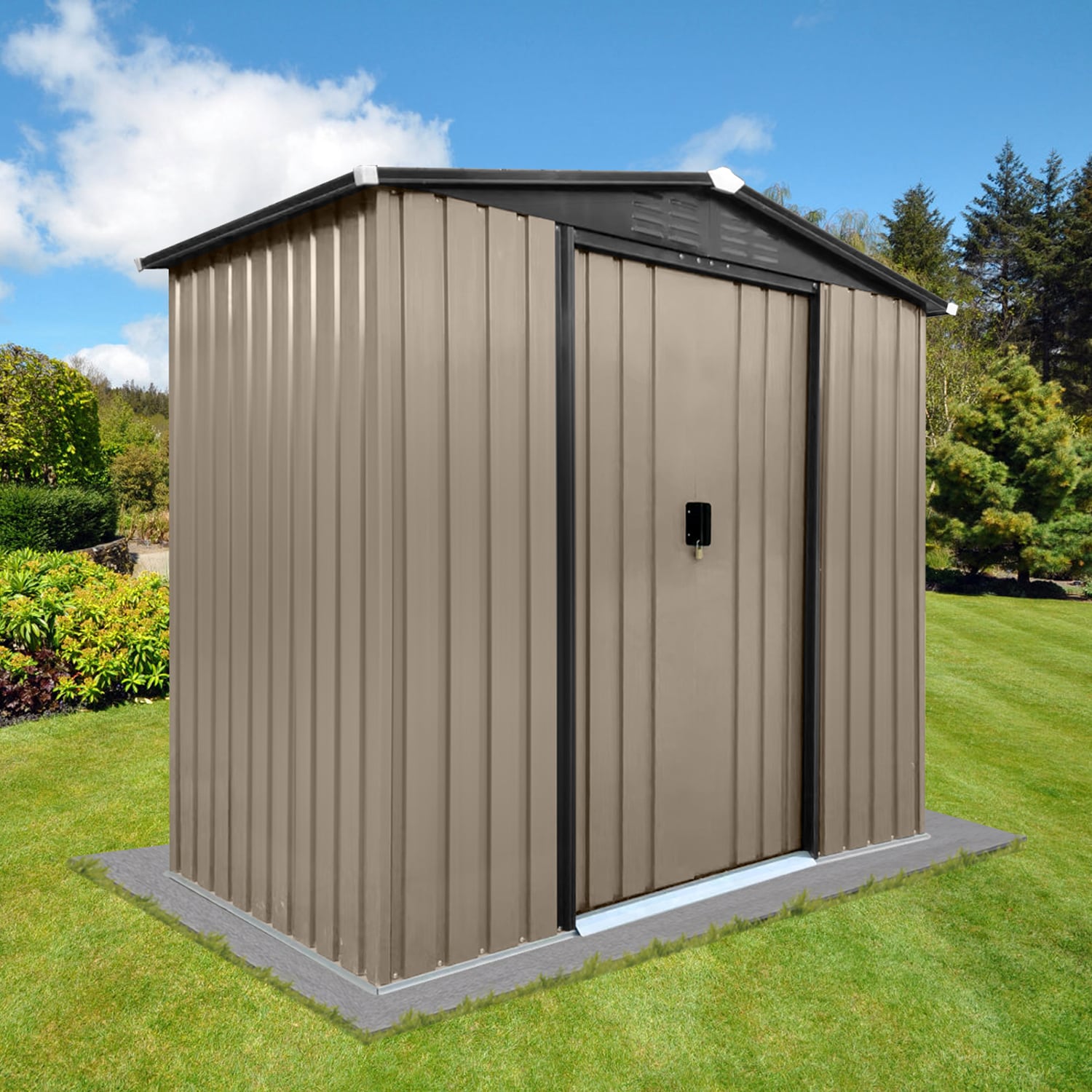 GZMR GM-W1386 Metal-Storage-Buildings-Sheds - View #3