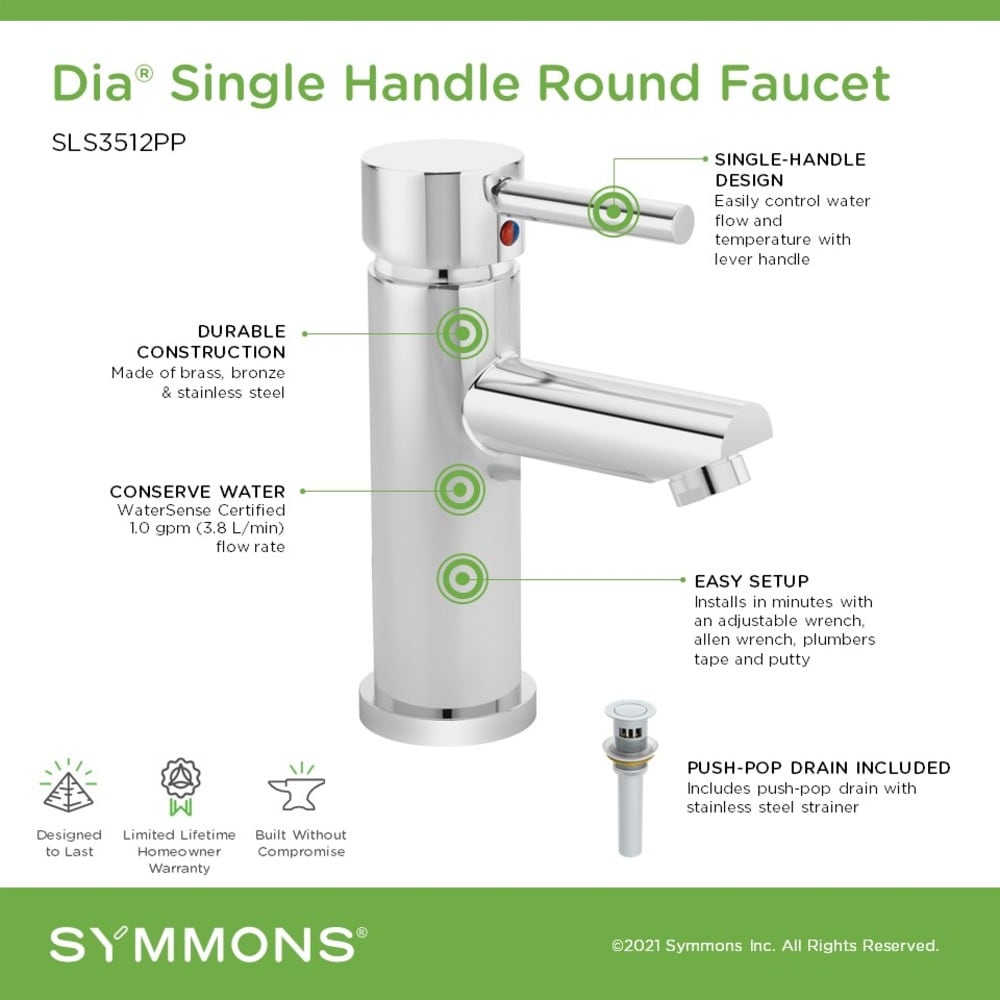 Symmons SLS3512PP Lavatory-Faucets - View #5