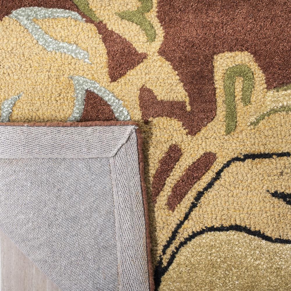 Handmade Tufted Gray Wool and Viscose 8' x 10' Rug