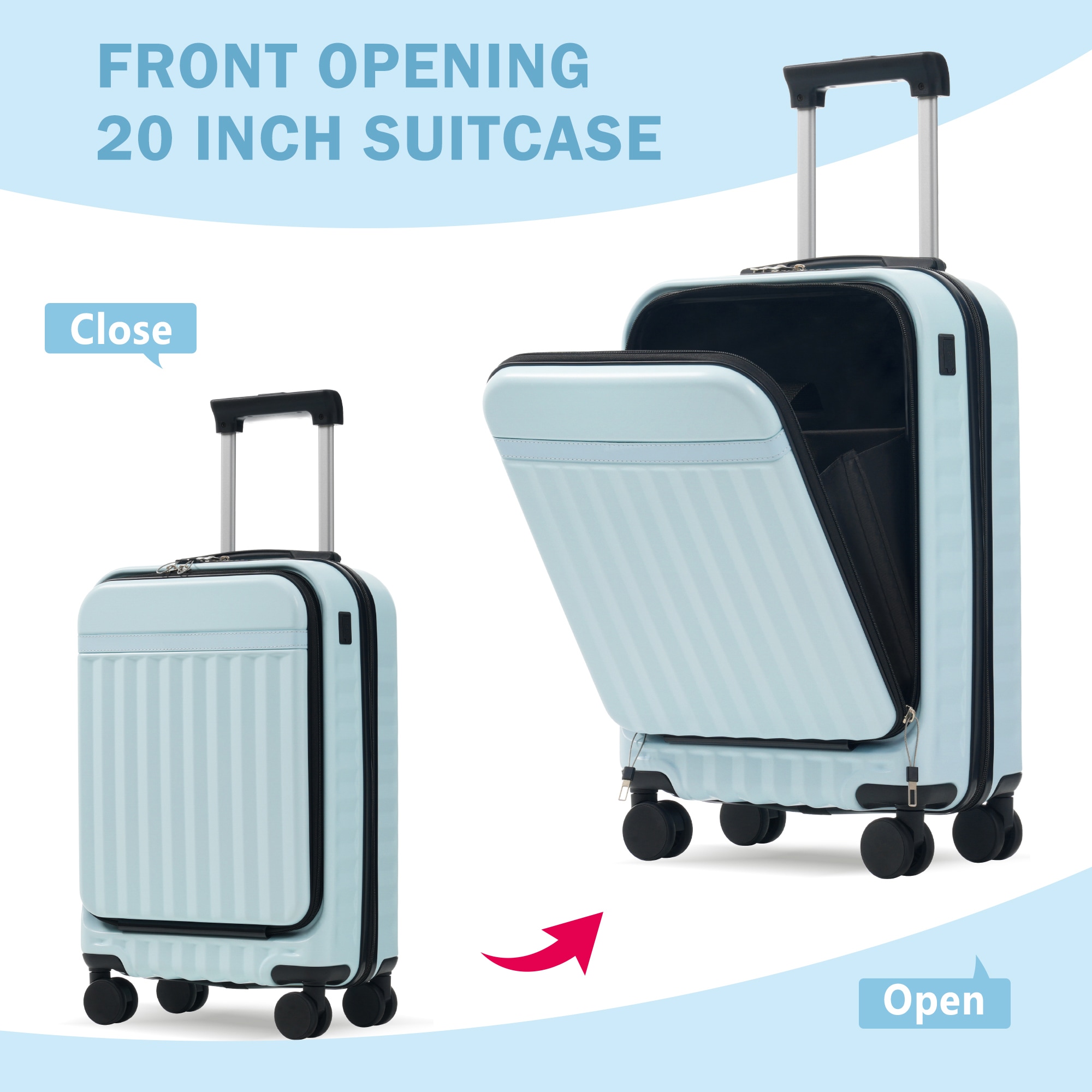 SINOFURN SYD9400007KK Luggage-And-Luggage-Sets - View #15