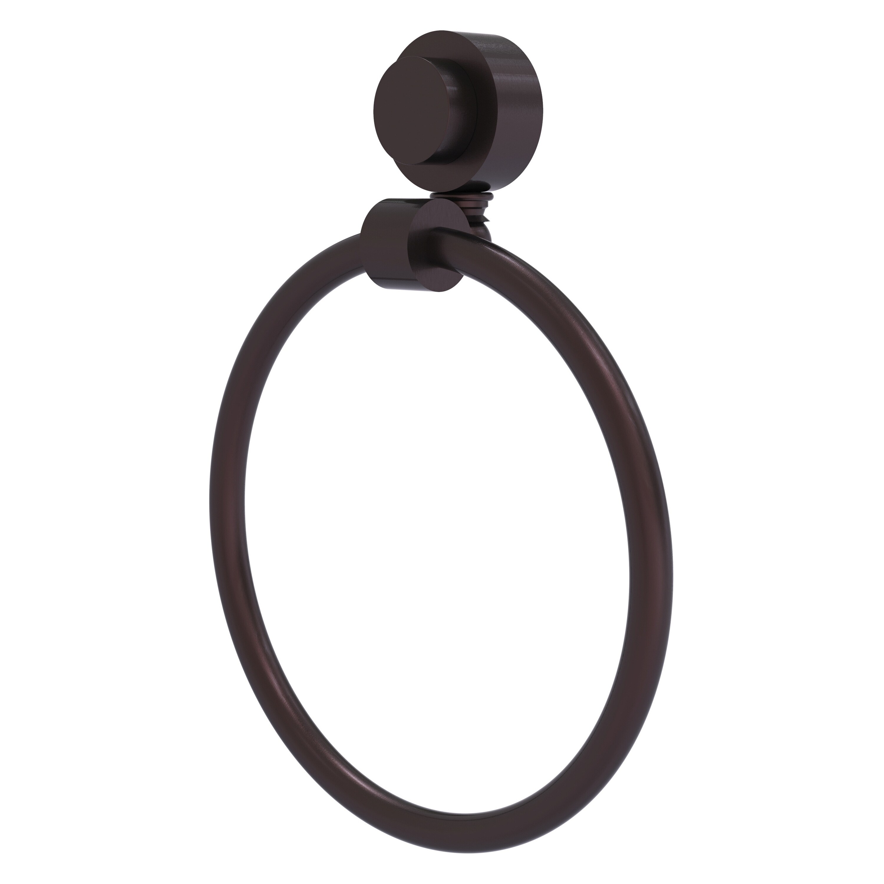 Allied Brass Venus Antique Bronze Wall Mount Single Towel Ring in the ...