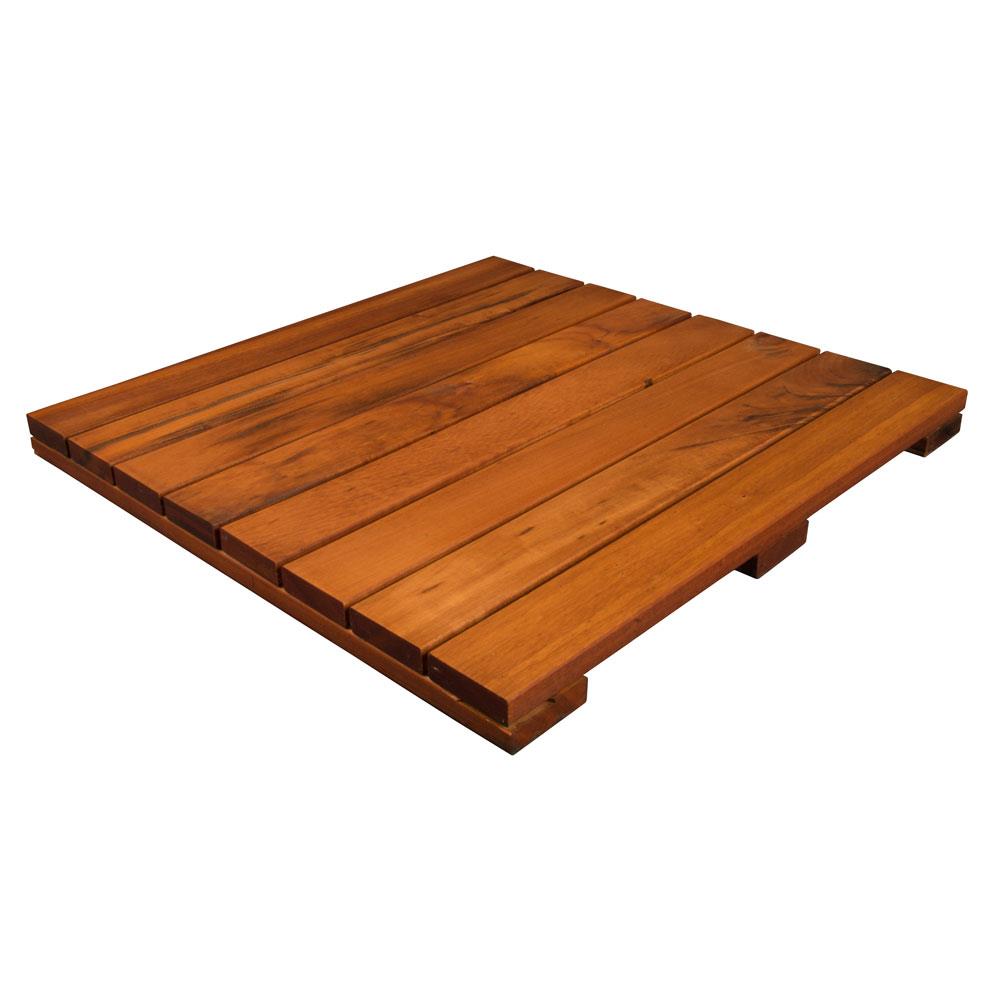 DeckWise TW24X24X43-SM Tigerwood Deck Tile