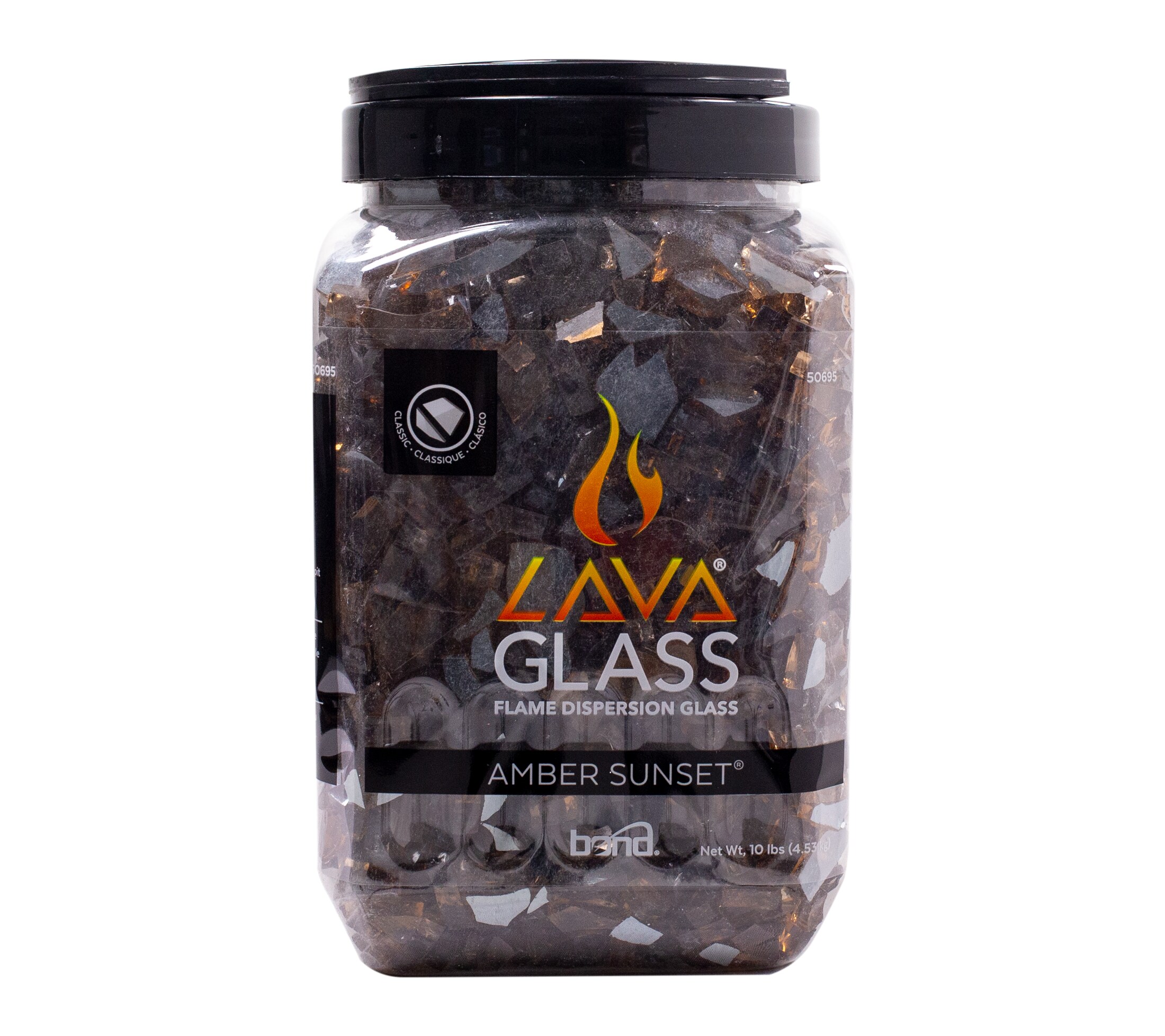 Bond 50695-1 LAVAGLASS- Classic Amber Sunset 10 lb Jar