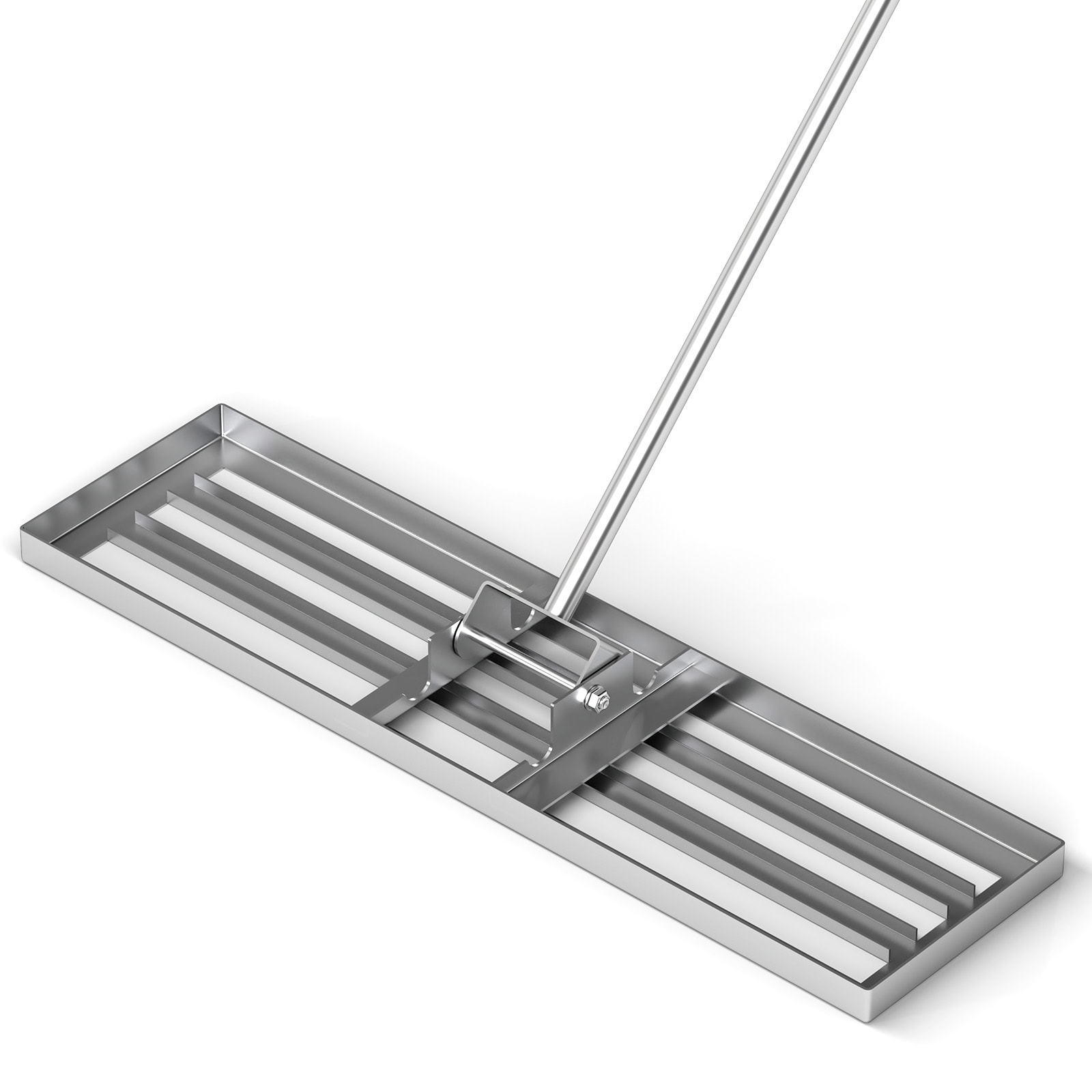 Iseryn - 36-in Aluminum Lawn and leaf rake with Aluminum Handle