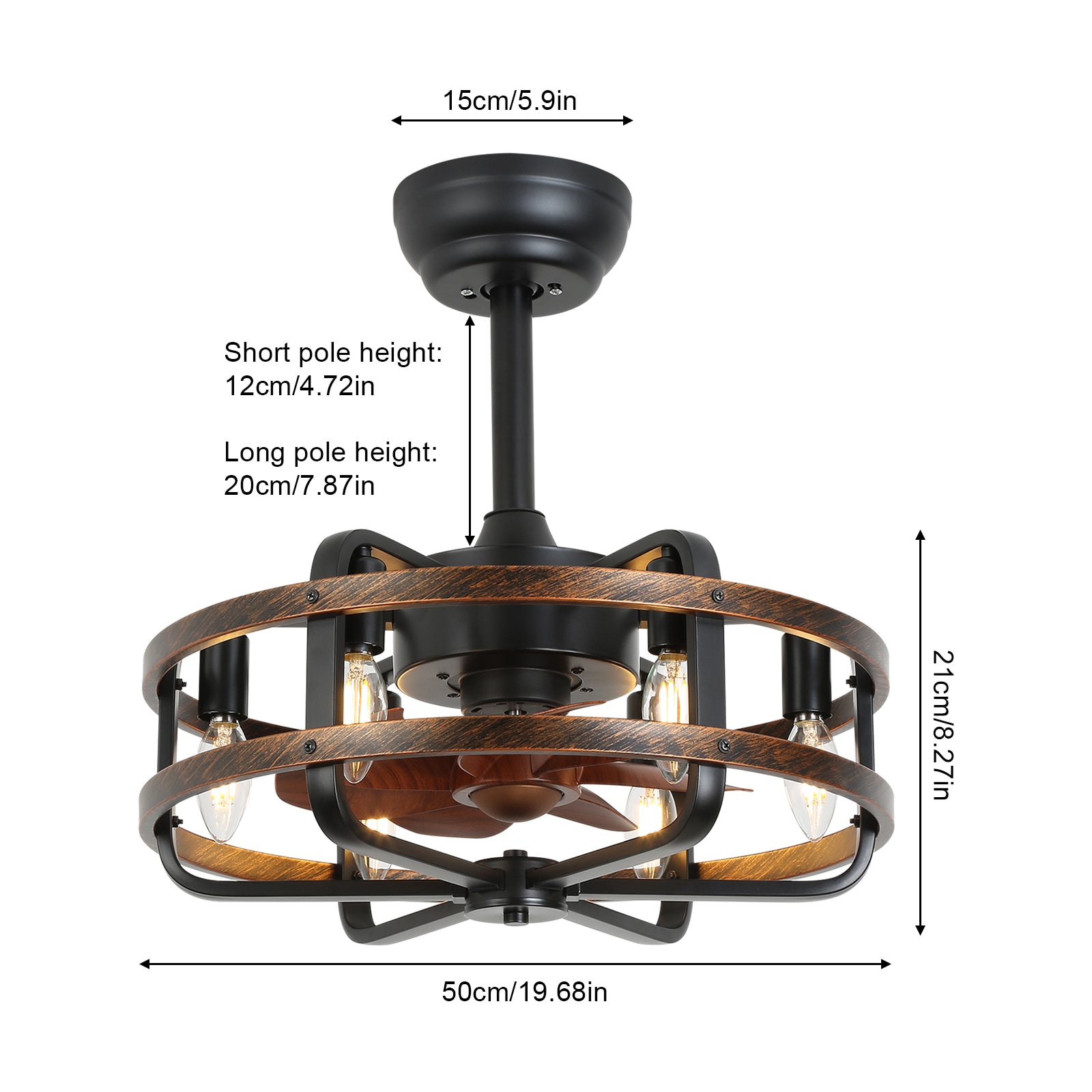 Oukaning JZUCOD-011000NS Ceiling-Fans - View #4