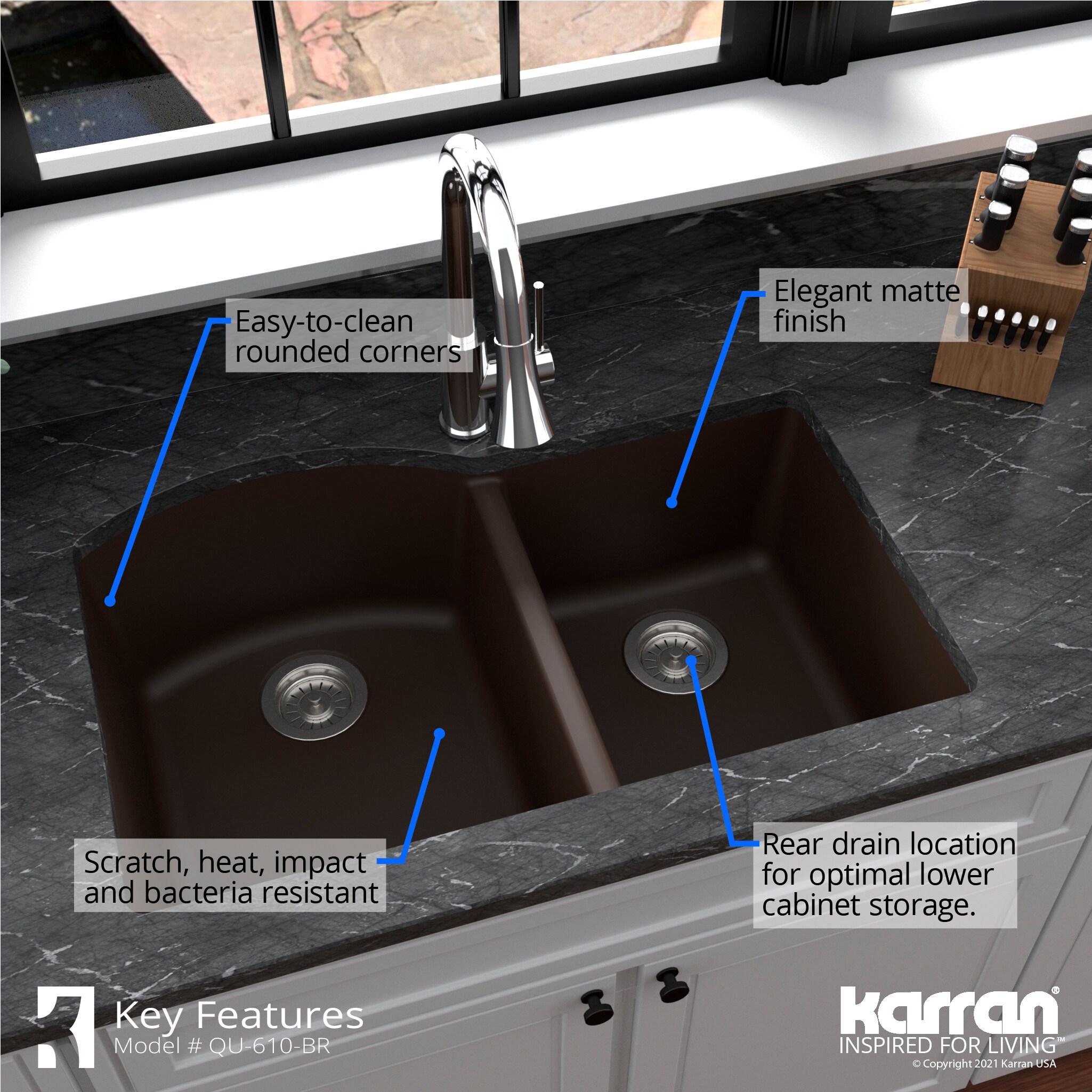 Karran QU-610-BR Kitchen-Sinks - View #7