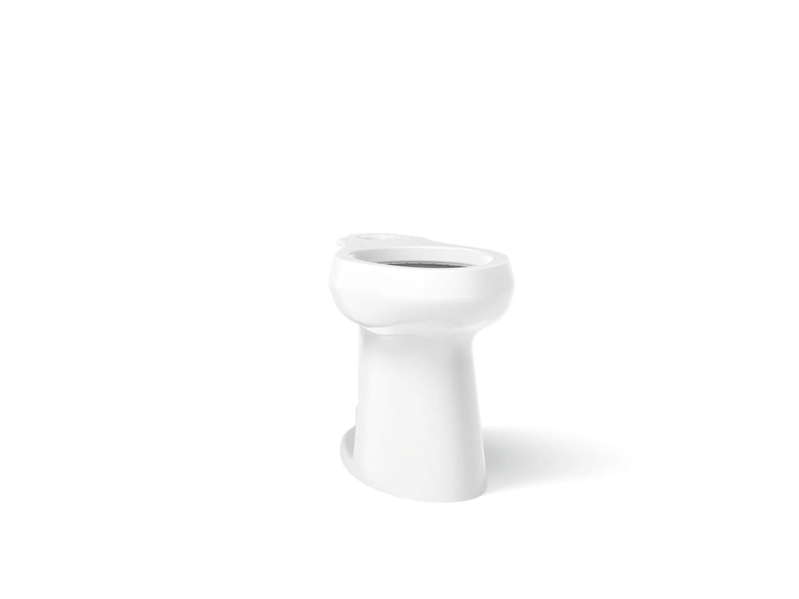 KOHLER K-22661-0 Highline White Elongated Chair height Toilet Bowl 12-in Rough-In