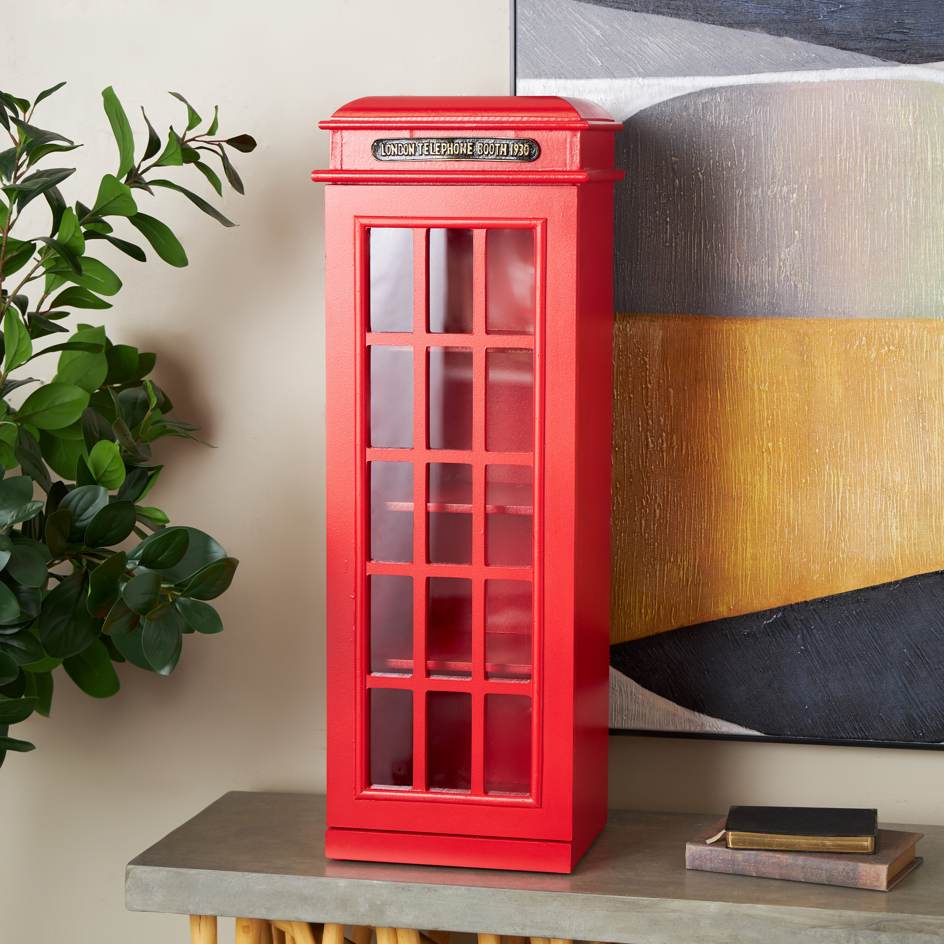 Grayson Lane 95827 11 W Red Accent Cabinet