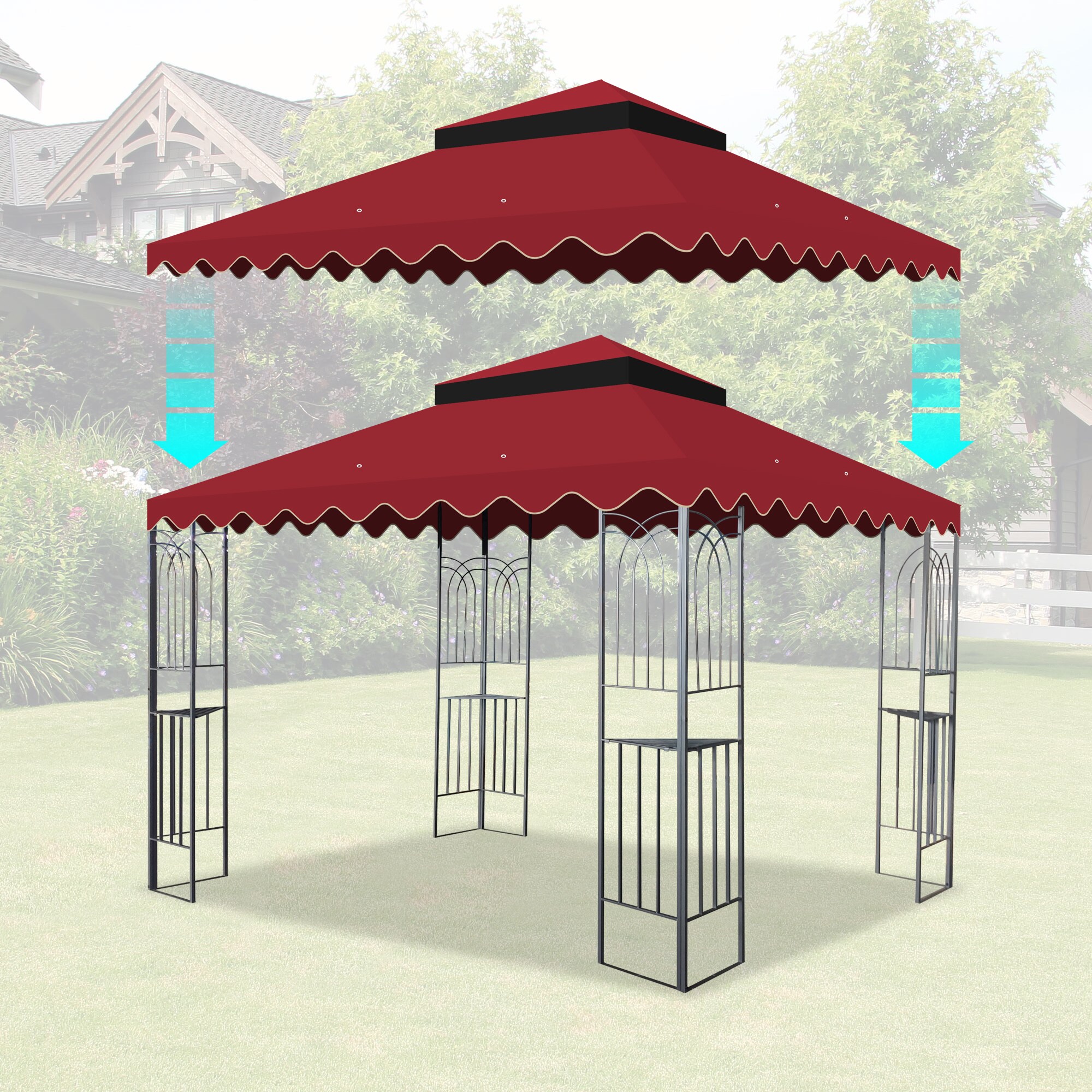 AAZJ BYO-41991 Gazebo-Parts-Accessories - View #3