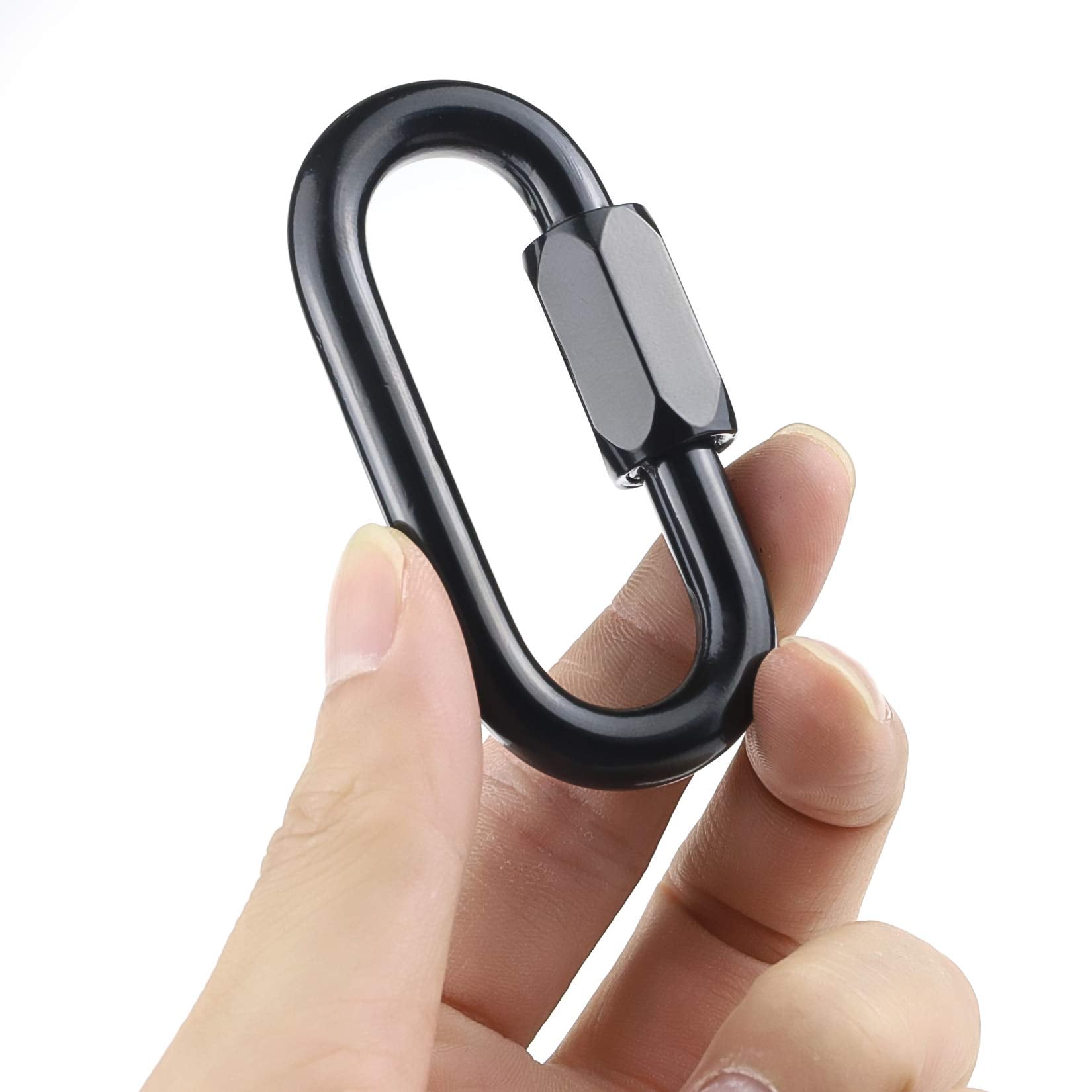 UUDULY 10 Pack Black Quick Link M6 One Fourth Inch Stainless Steel D ...