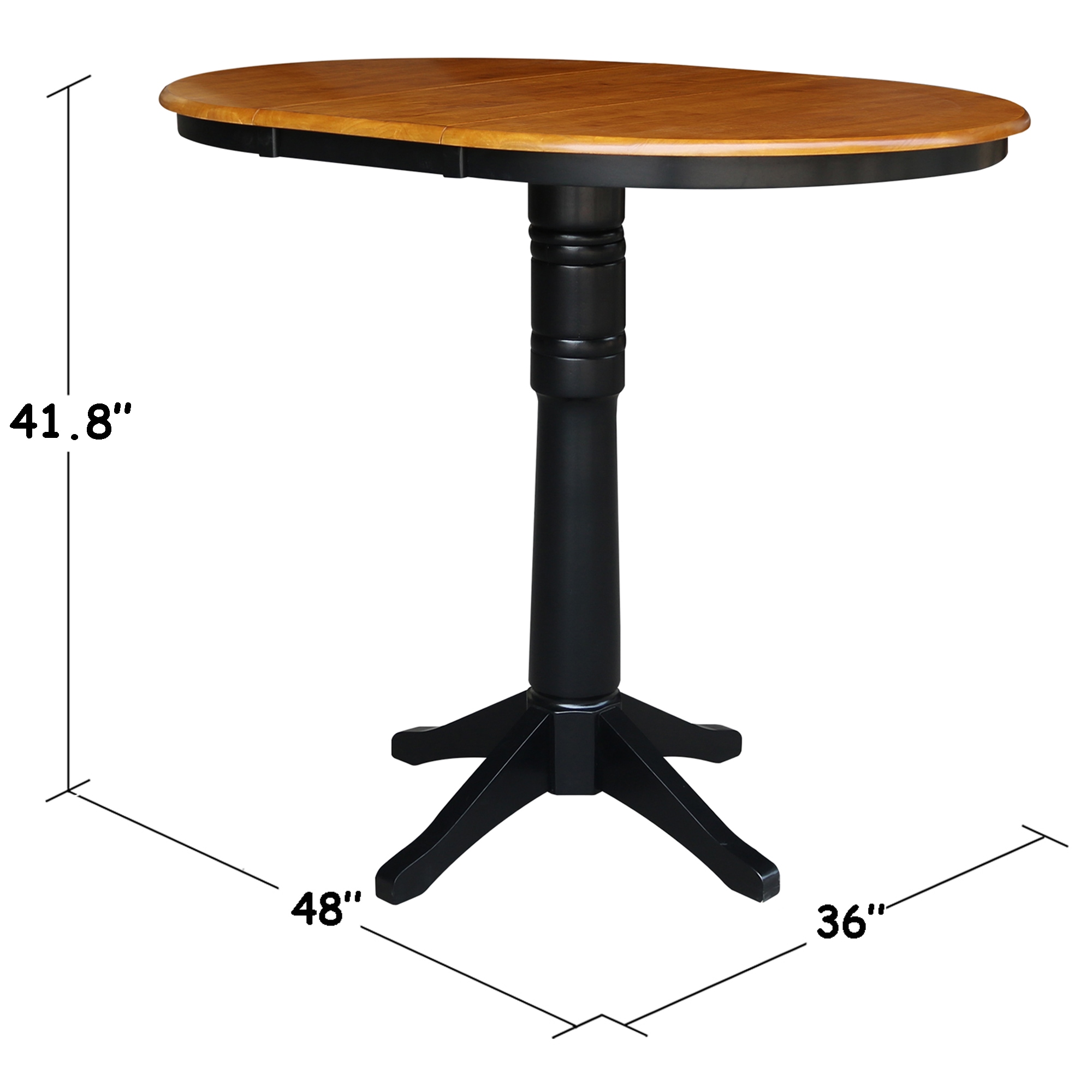 International Concepts K57-36RXT-27B-6B-2 Dining-Tables - View #8