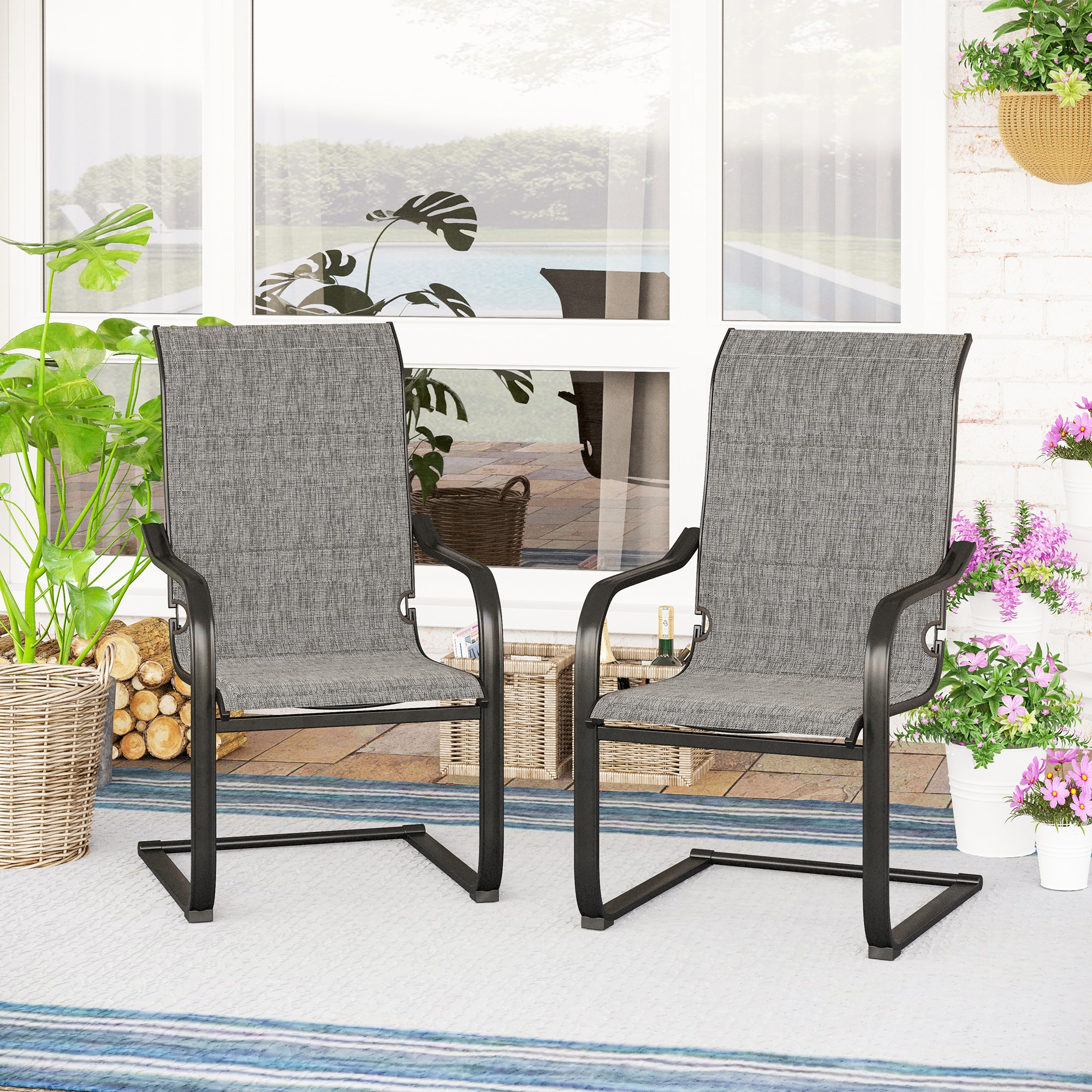 Sunshine Valley TC7-PV326-118-N Patio-Dining-Sets - View #2