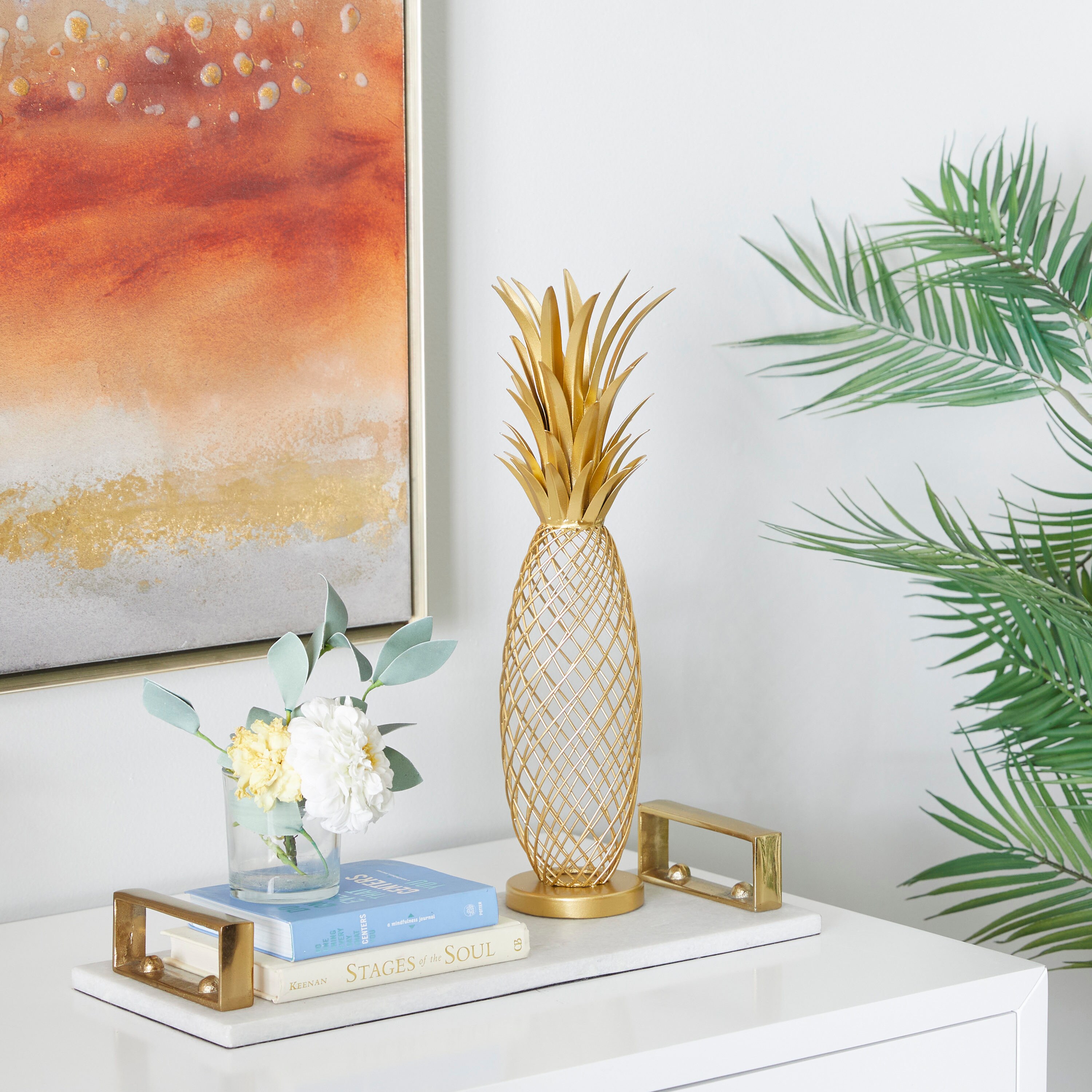 Grayson Lane 84821 Gold Iron Glam Sculpture