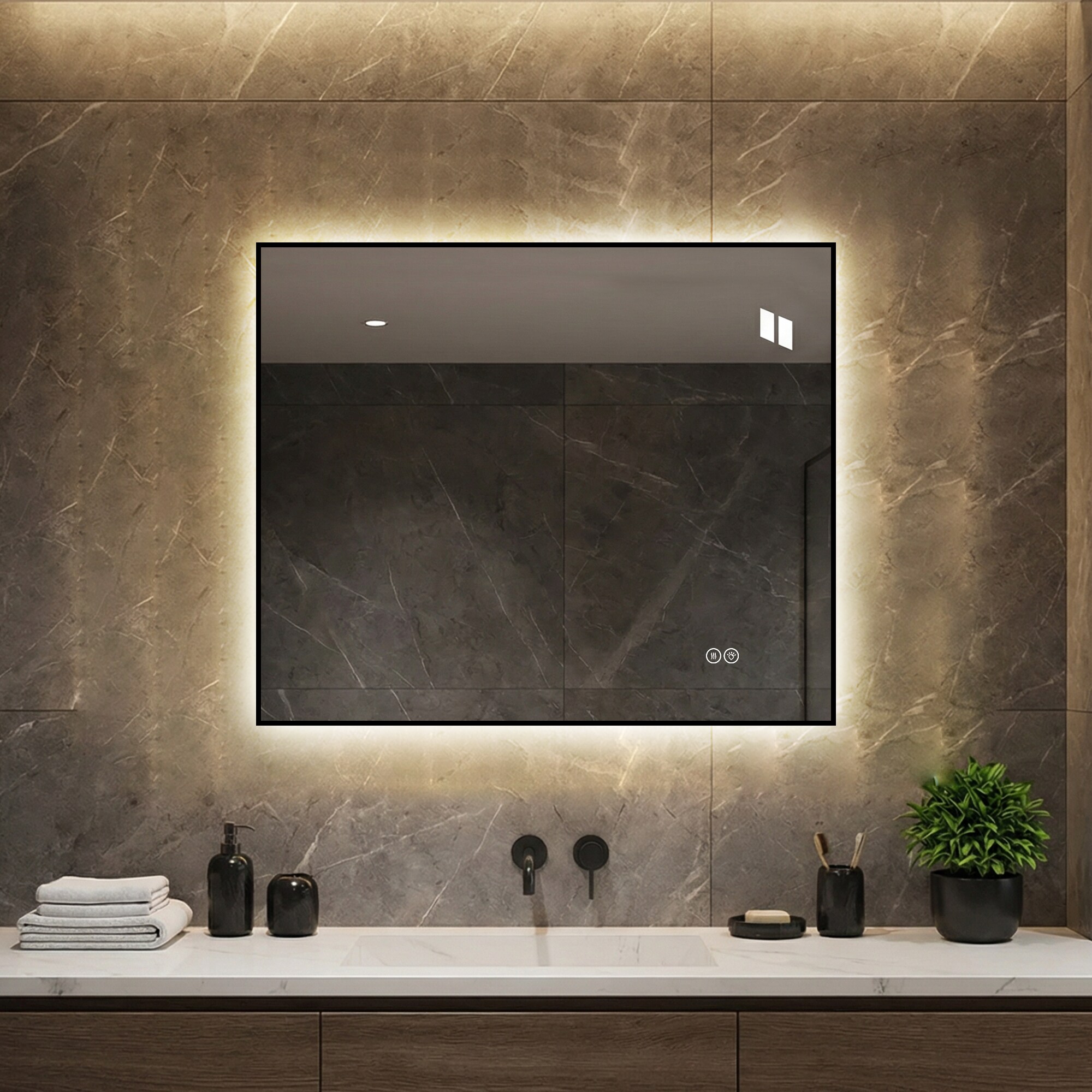 LUXEYARD DS-R-O-1341 Framed-Bath-Mirrors - View #3