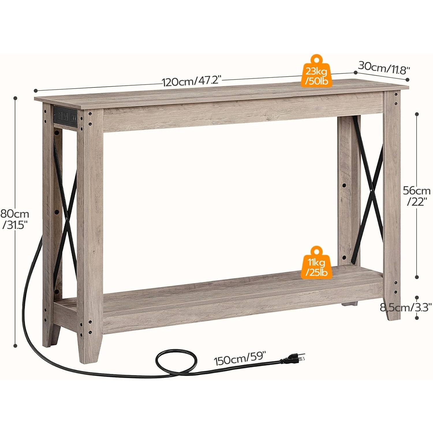 Slickblue D-HO-10GXU831GB Console-Sofa-Tables - View #3
