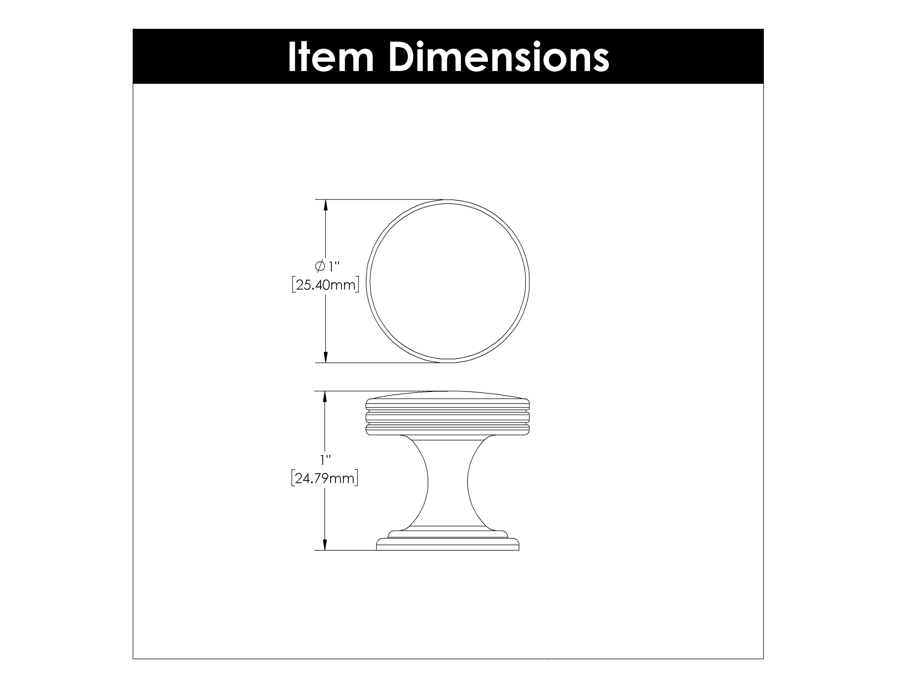 Hickory Hardware P2140-SN-10B Cabinet-Knobs - View #4