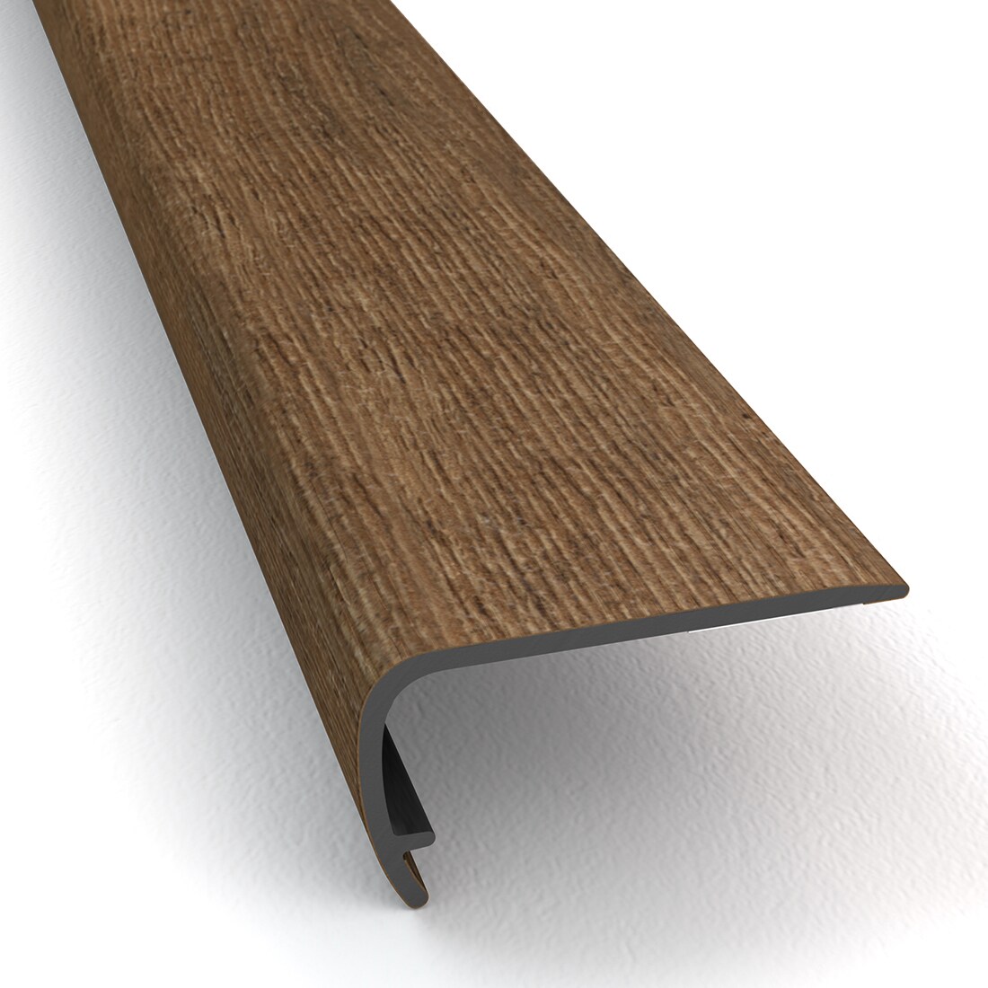 STAINMASTER SMT-102396SN 2-in x 94-in Walnut Grove Stairnose Vinyl Stair Nosing