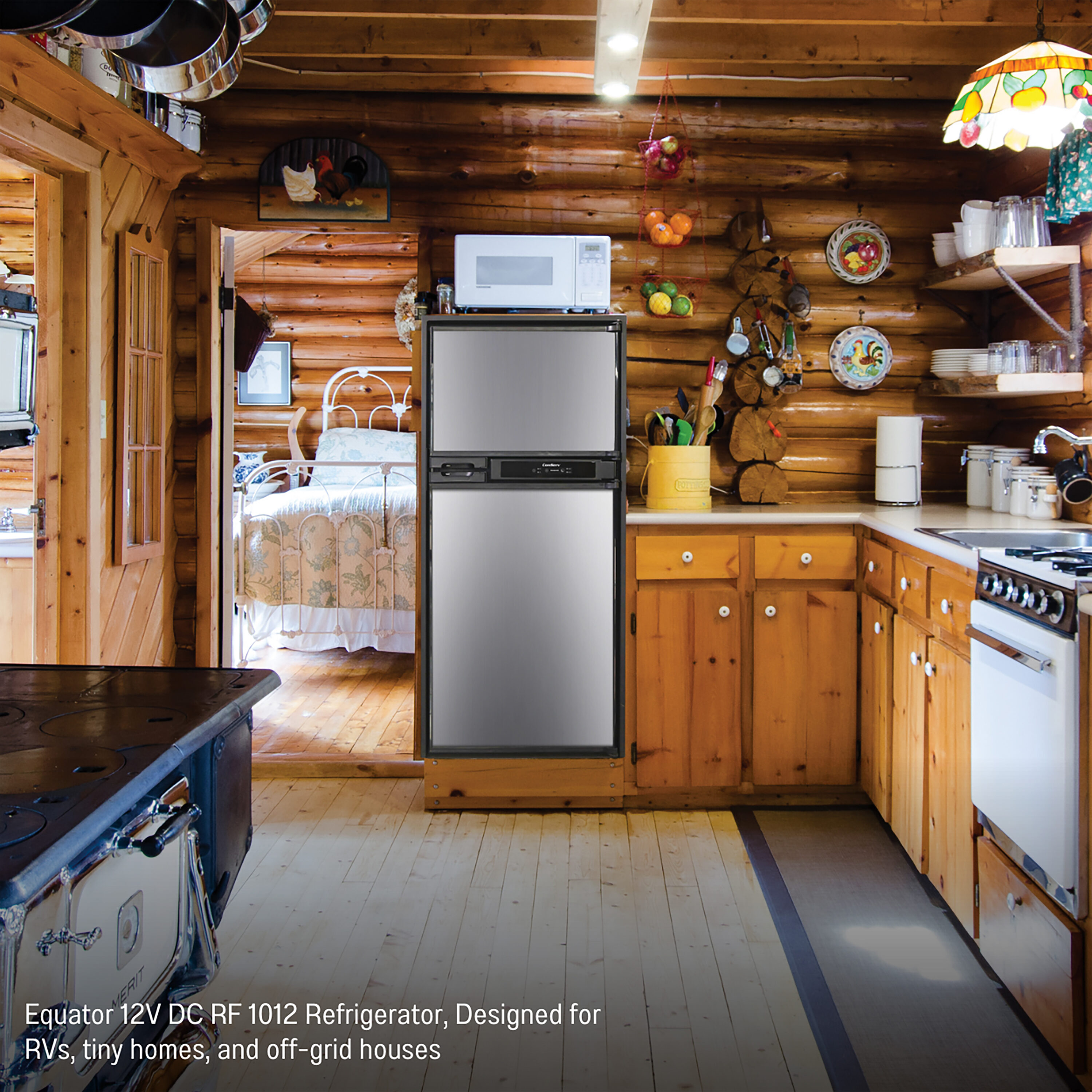  Conserv RV Refrigerator 10 cf/12V/Stainless : Appliances