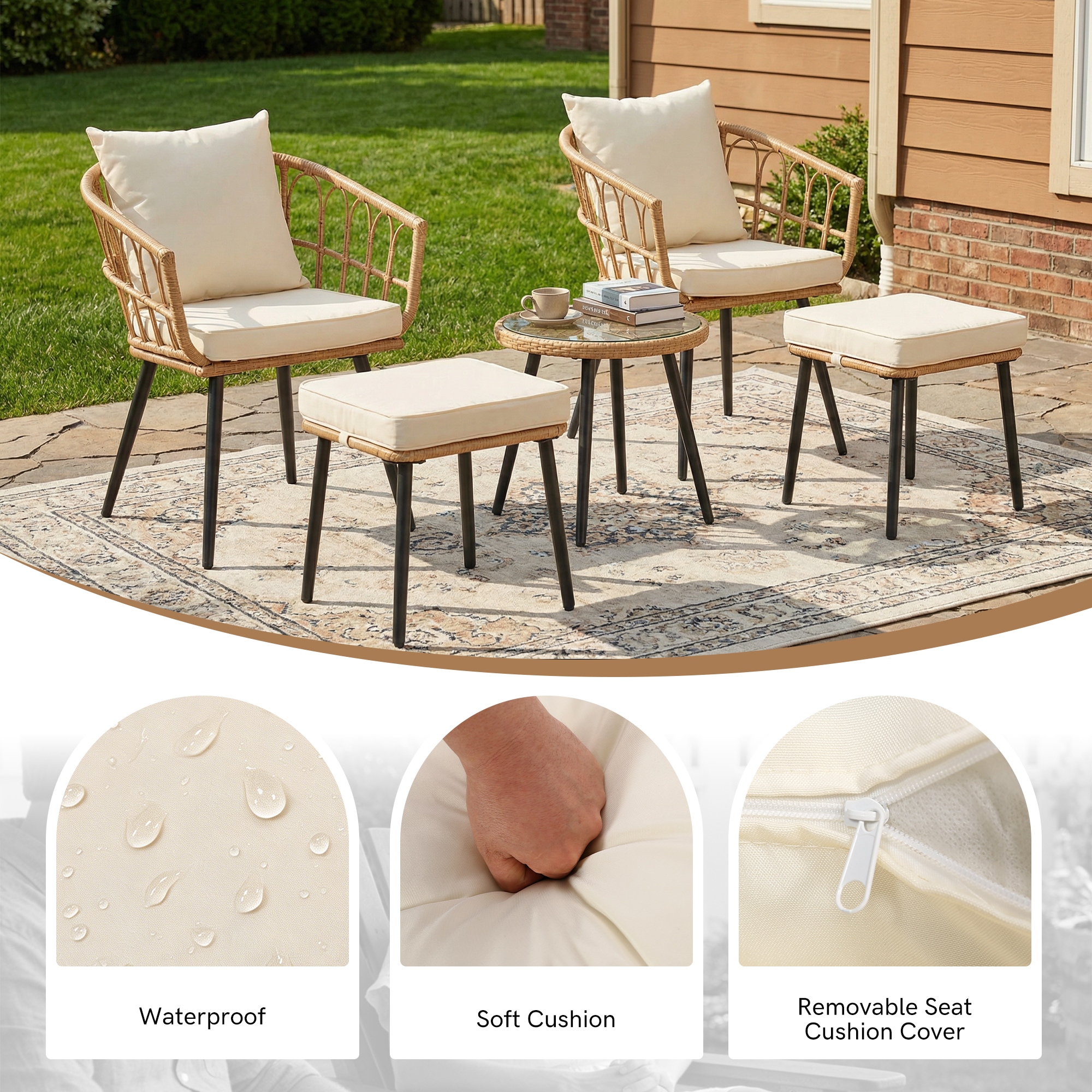 EarlGrove LS-PC1YEBE Patio-Conversation-Sets - View #4