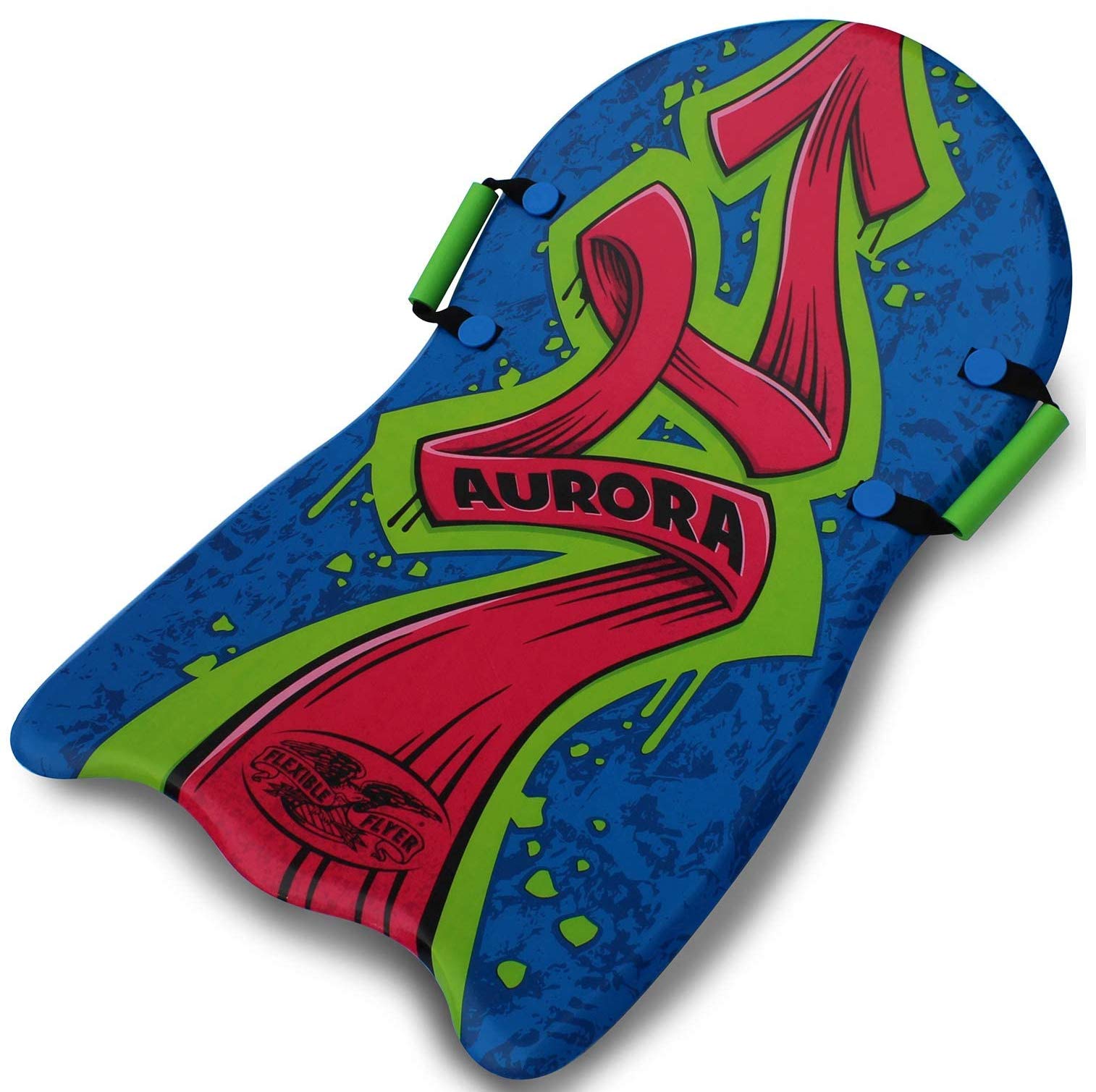 FLEXIBLE FLYER  Aurora Foam Snow Sled - 36 x 20.5 x 2 in Ages 5+.