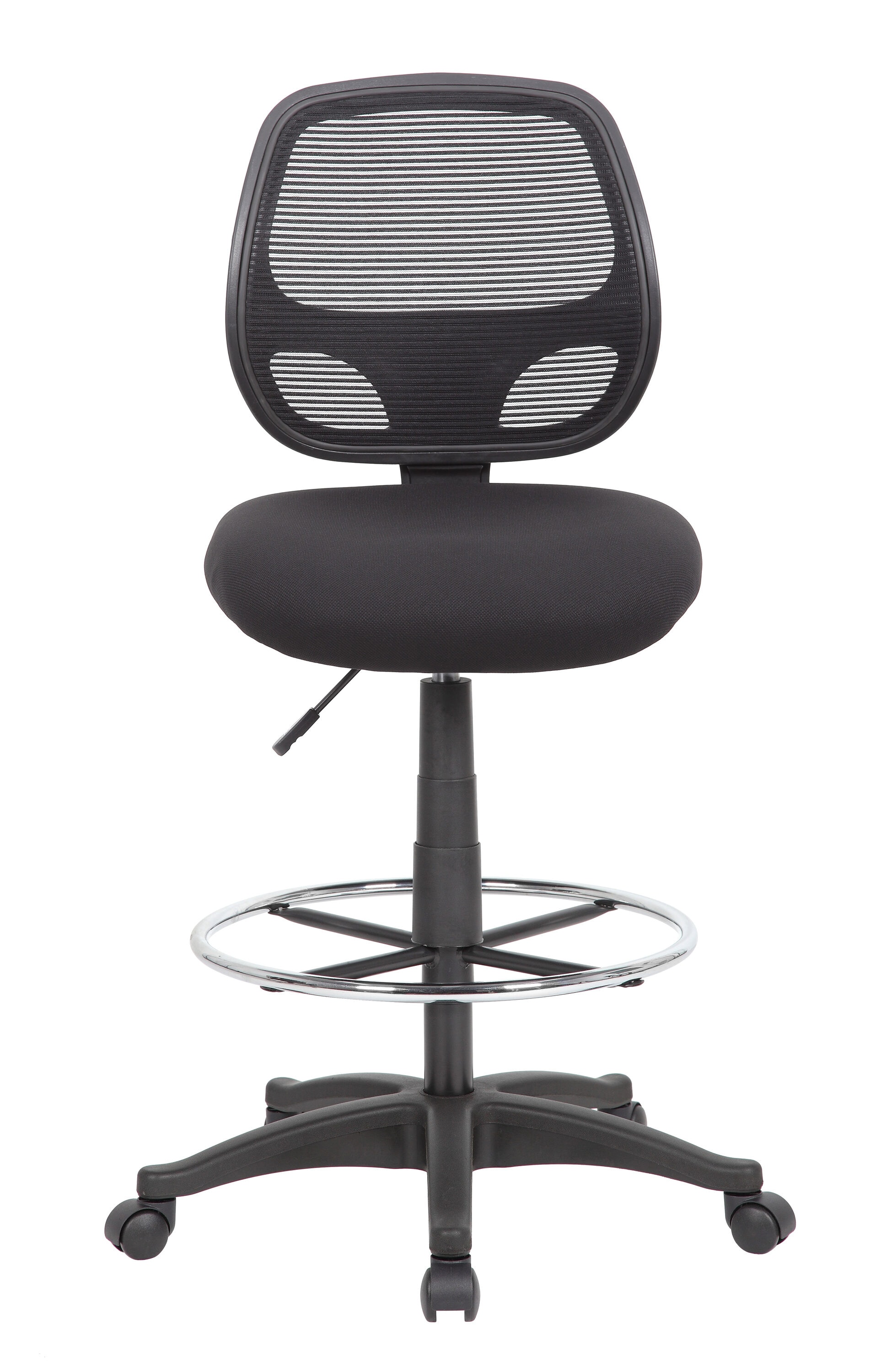 Boss Office Products Black Contemporary Ergonomic Adjustable Height ...