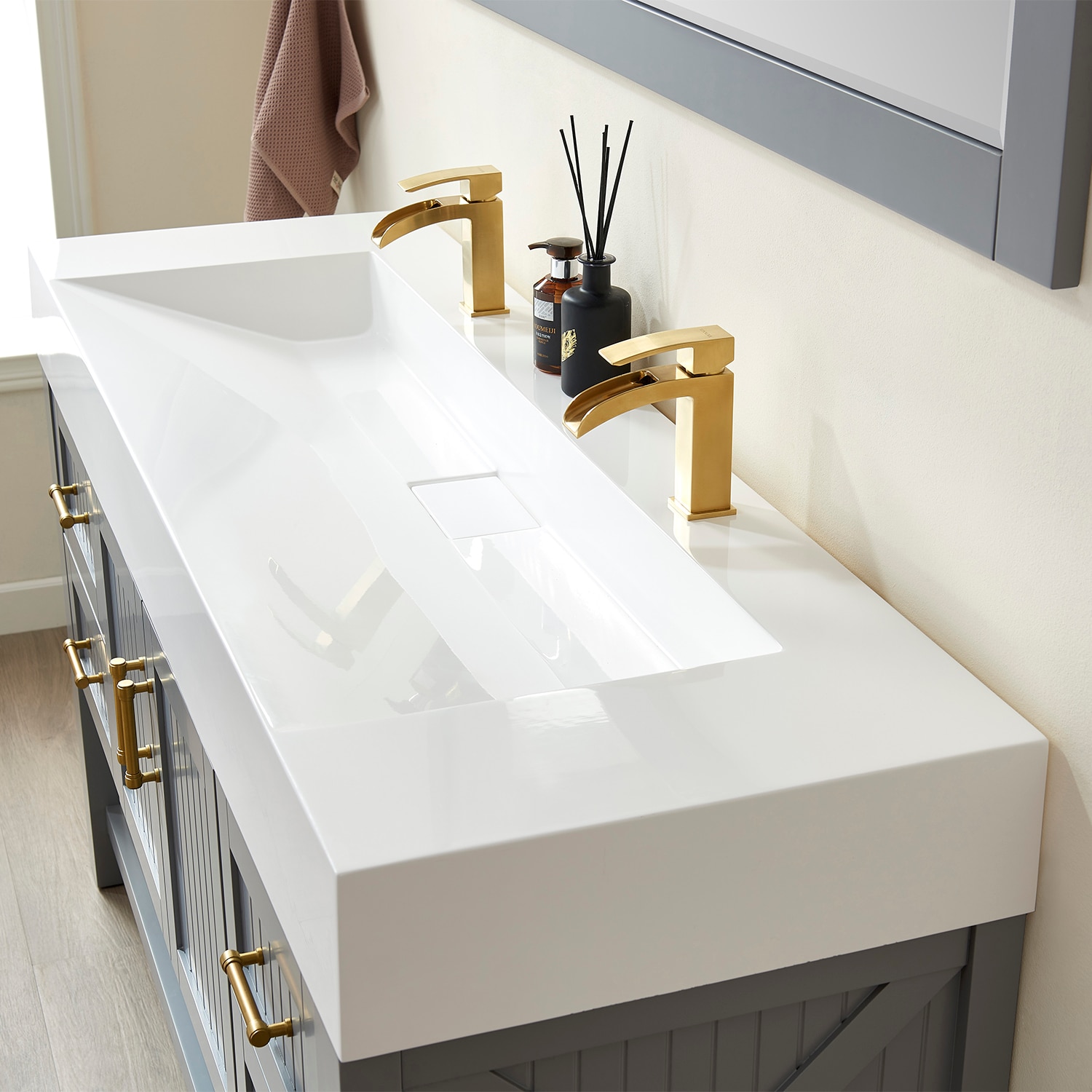 Vinnova 755060-GR-WH Bath-Vanity-Combo - View #2