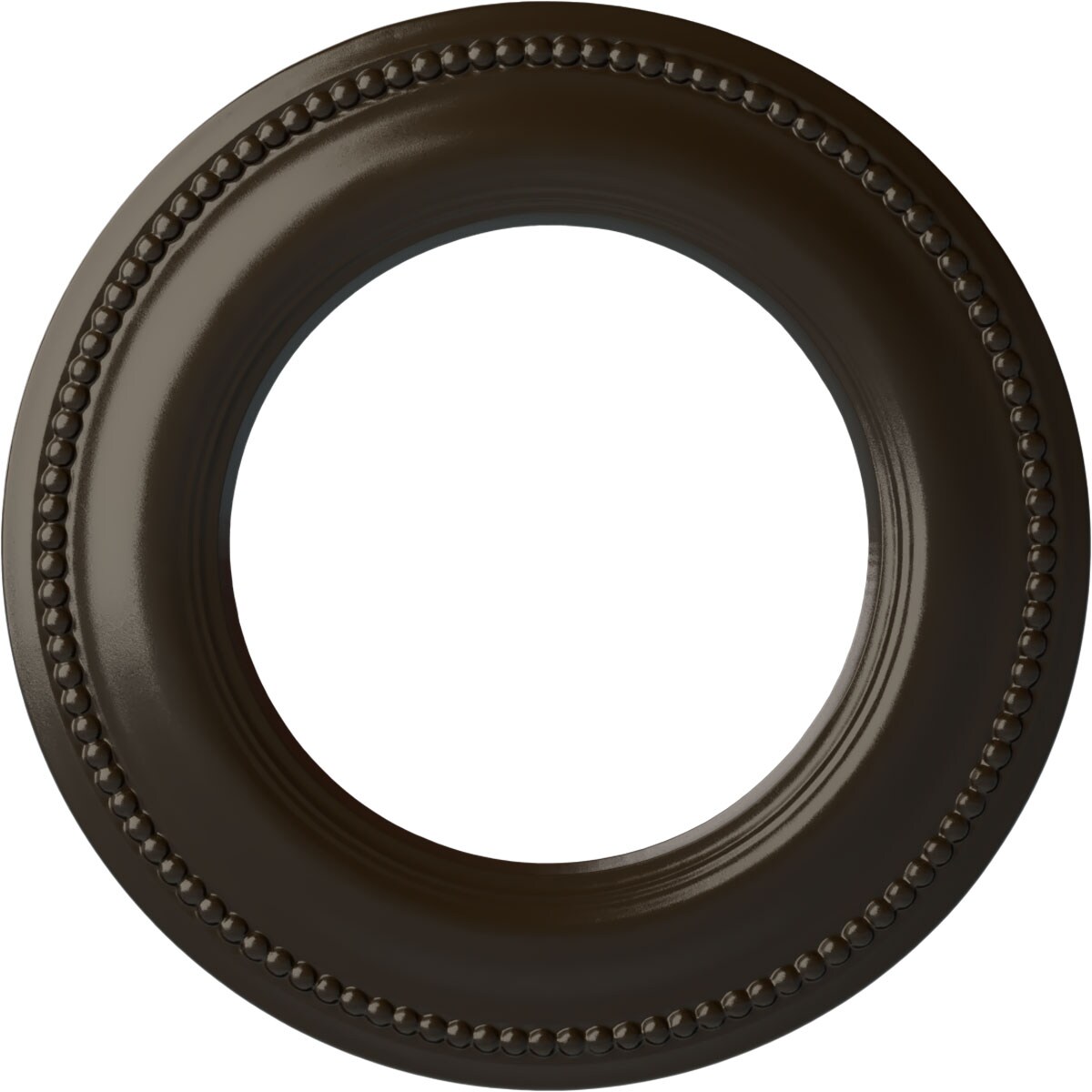 Ekena Millwork CM13BRSHF Bradford Classic 13-in W x 13-in L Painted Stone Hearth Polyurethane Whole Ceiling Medallion