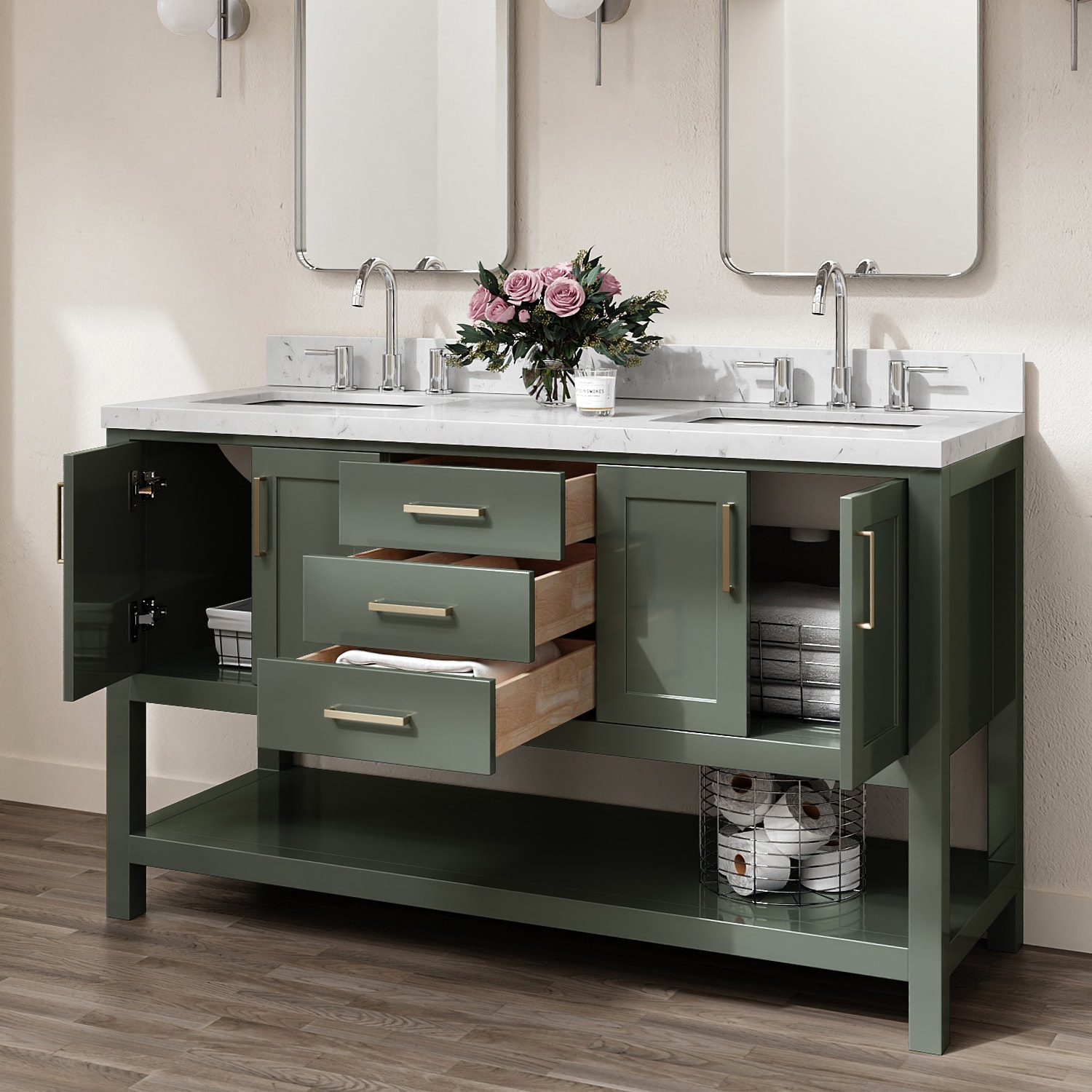ARIEL S060D-BC-VGN vanities - View #3