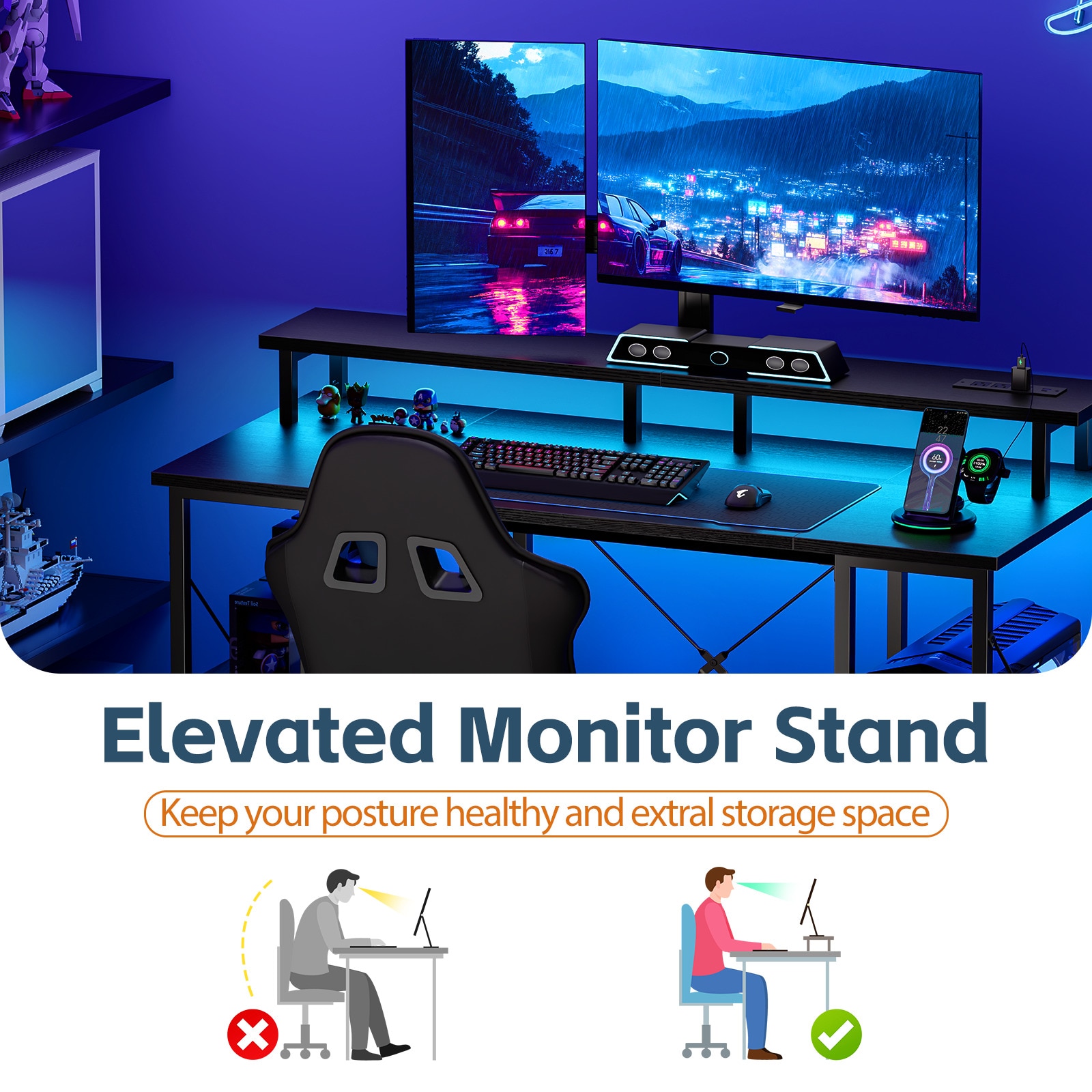 Sweetcrispy L-FH-GDZ2CJD-48BK desks - View #7