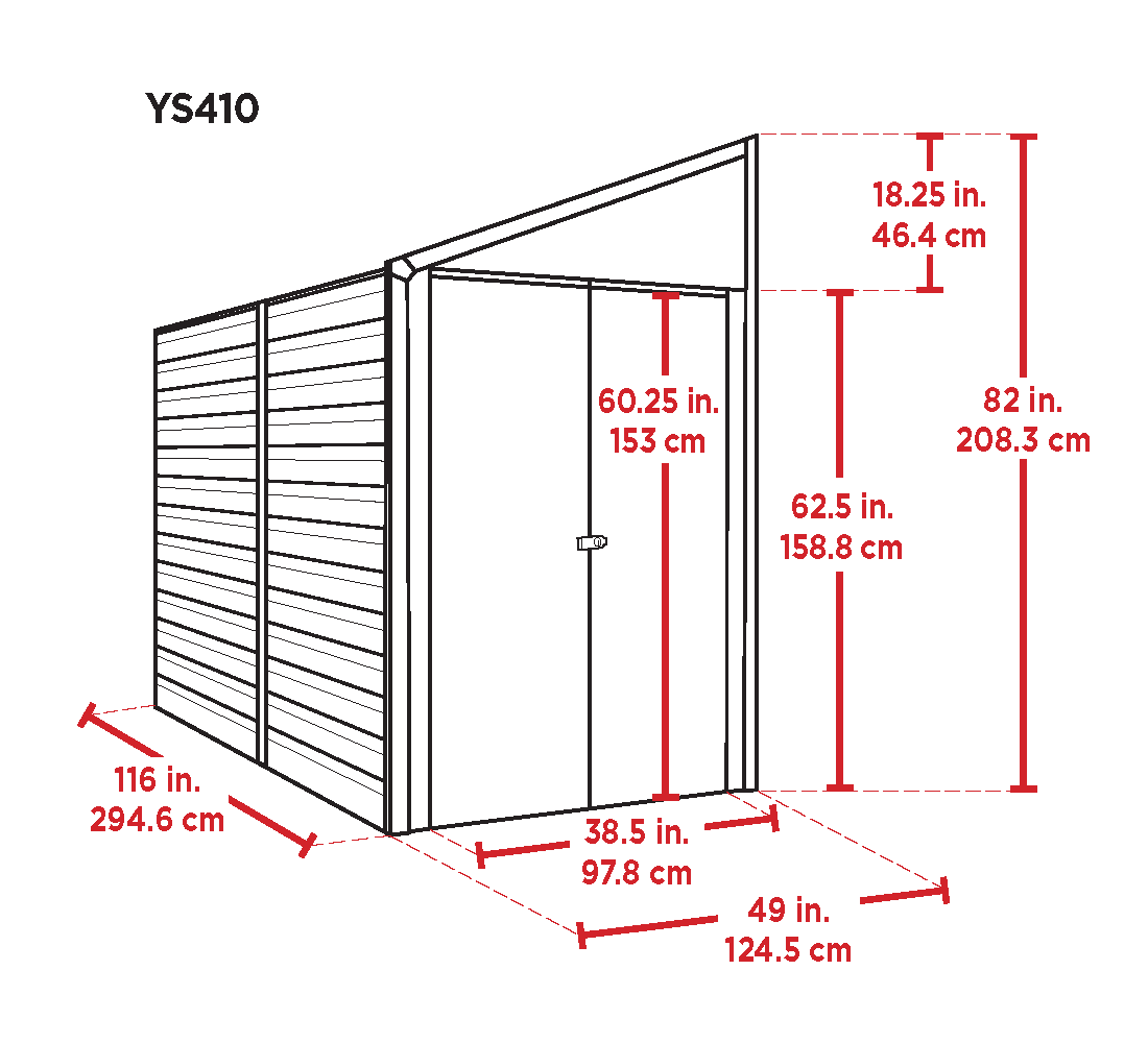 Arrow YS410-A Metal-Storage-Buildings-Sheds - View #3