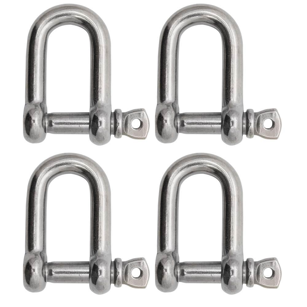 Extreme Max BoatTector Stainless Steel D Shackle- 4-Pack at Lowes.com