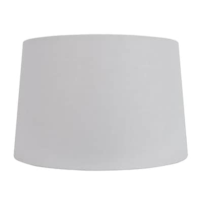 White Linen Fabric Drum Lamp Shade, 9 Inch White Drum Lamp Shade