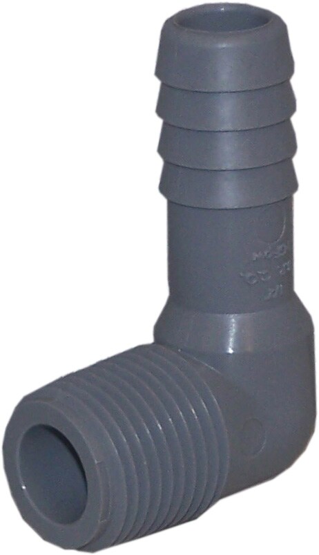Genova 352805 1/2-in Dia 90 Elbow Plastic Coil Fittings