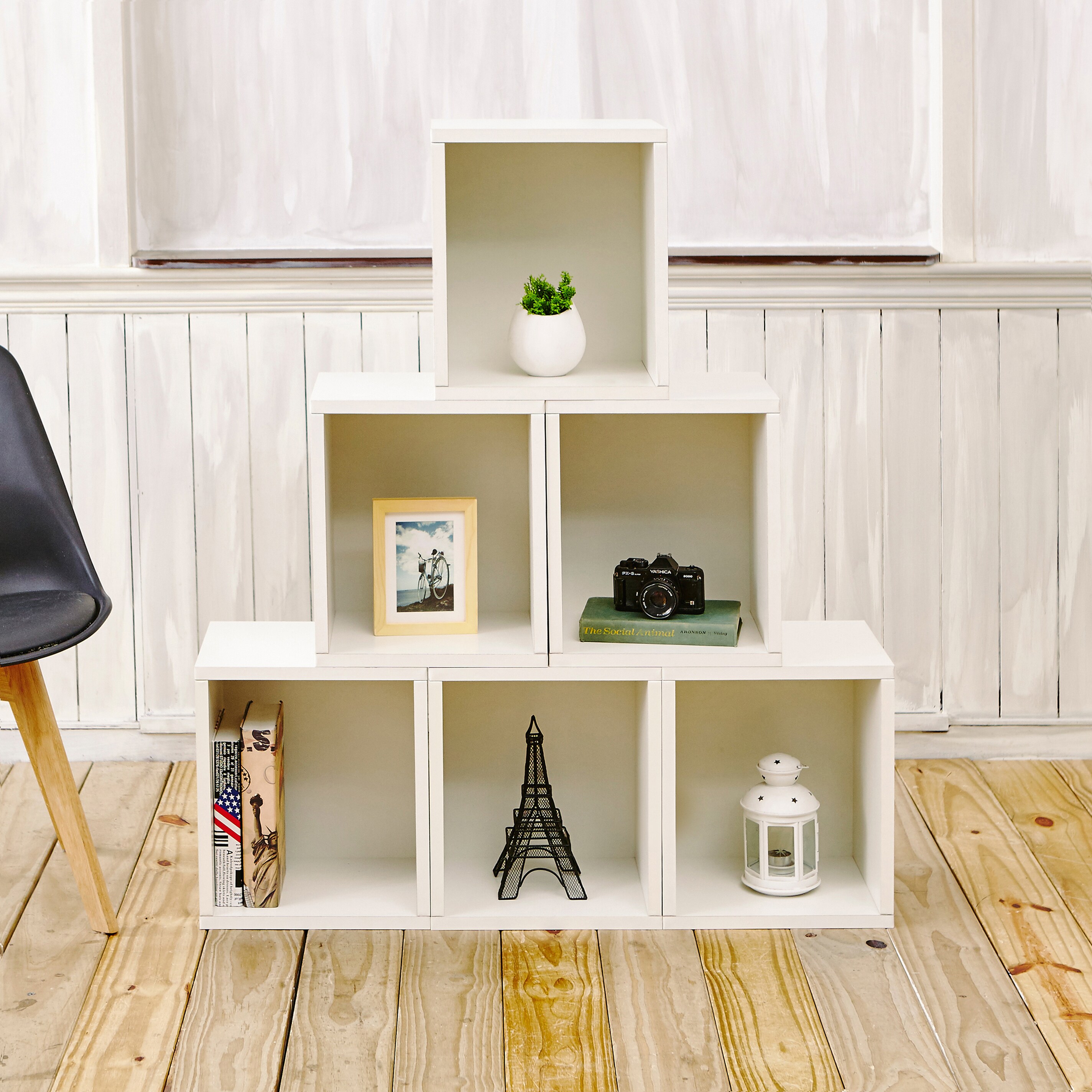 Way Basics BS-285-340-390-WE Laminate-Storage-Cubes - View #4