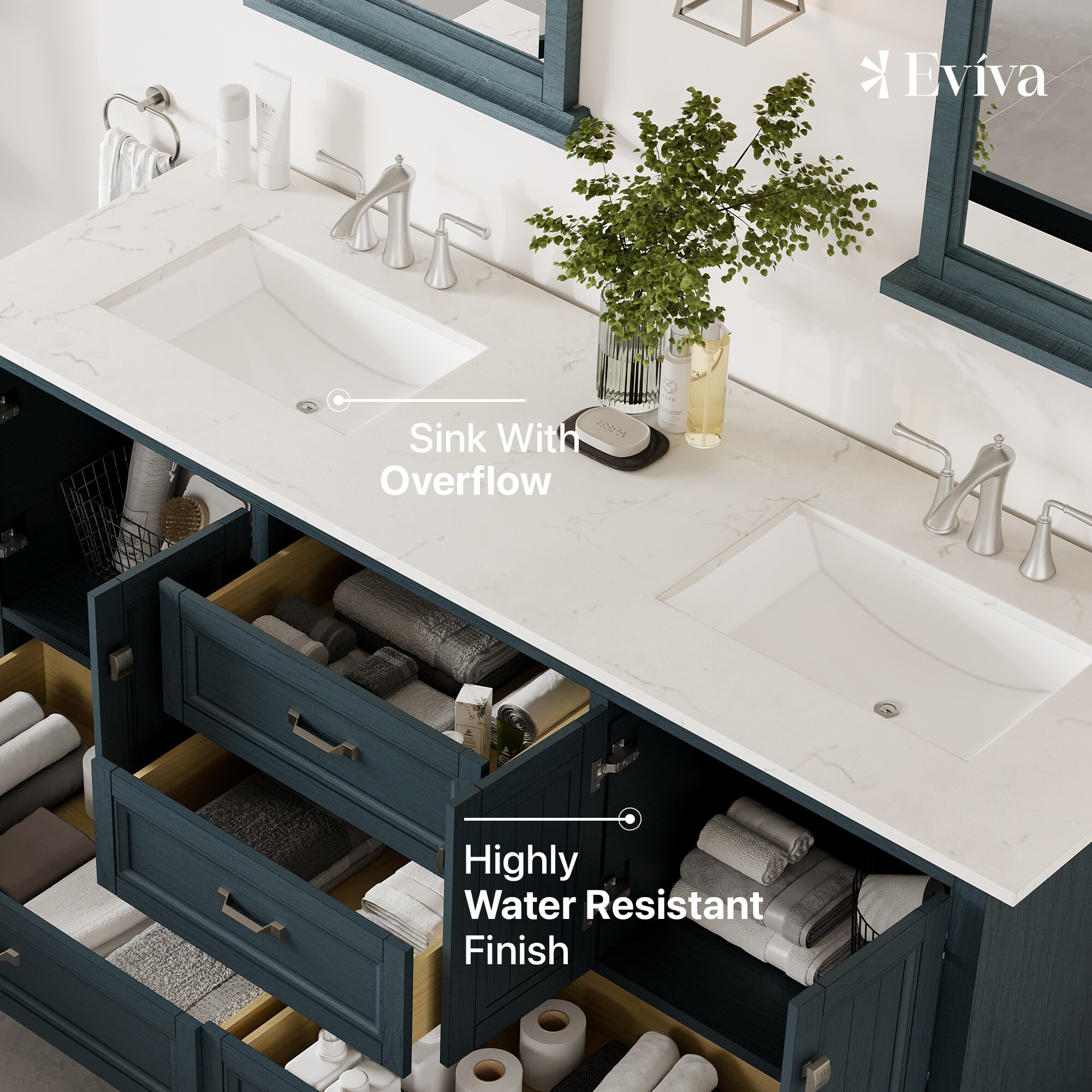 Eviva EVVN612-72AB-Q Bath-Vanity-Combo - View #4