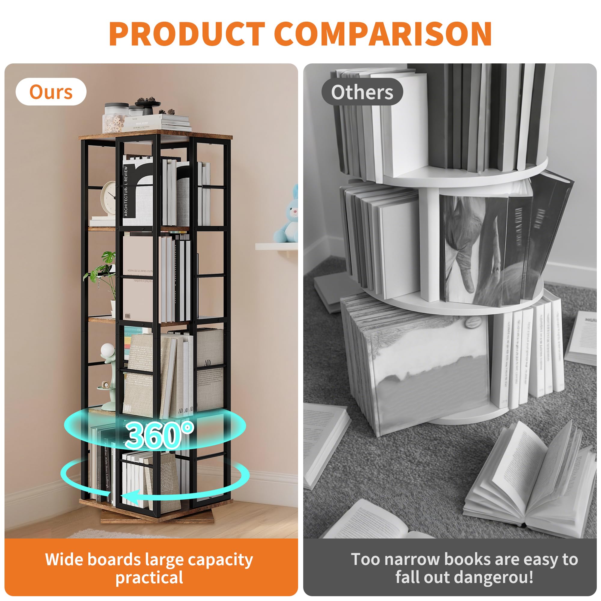 Garvee HHZ-PHK-35D3WT3U bookcases - View #6
