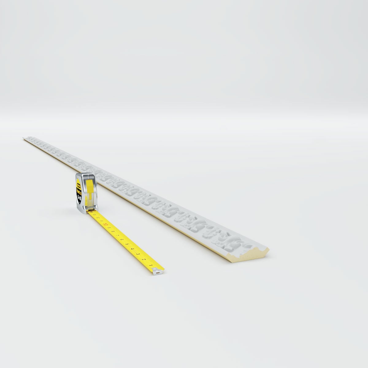 Hampshire White Polyurethane Crown Moulding 94.5"