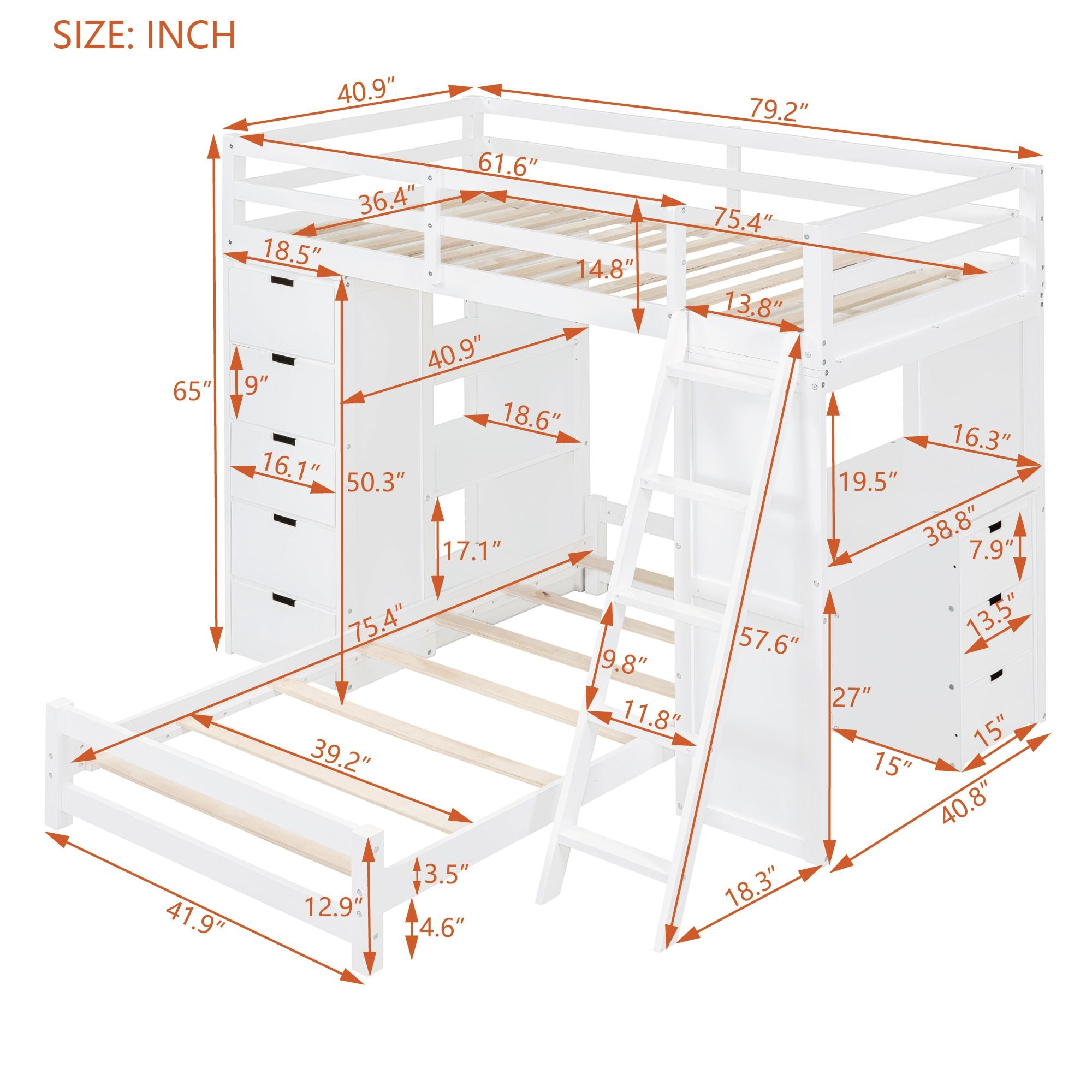 Yiekholo LL-1791AAK Bunk-Beds - View #4