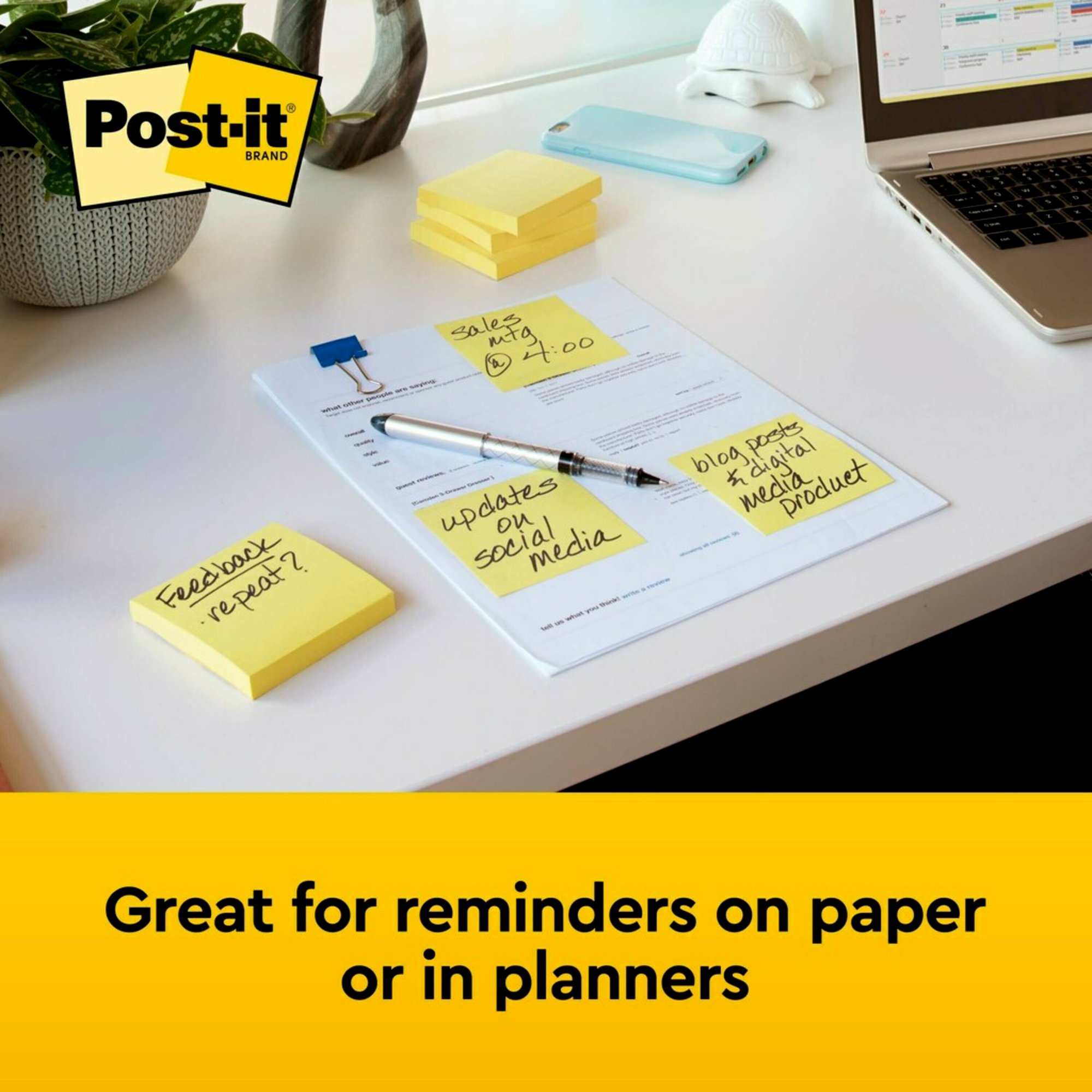 Post-it MMM654YW Sticky-Notes - View #4